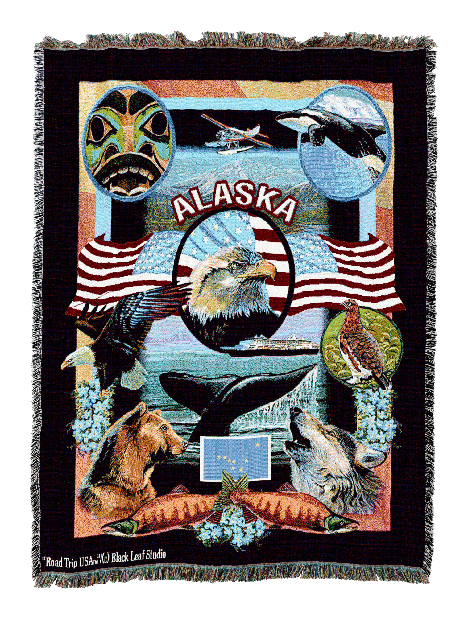 State Of Alaska Blanket