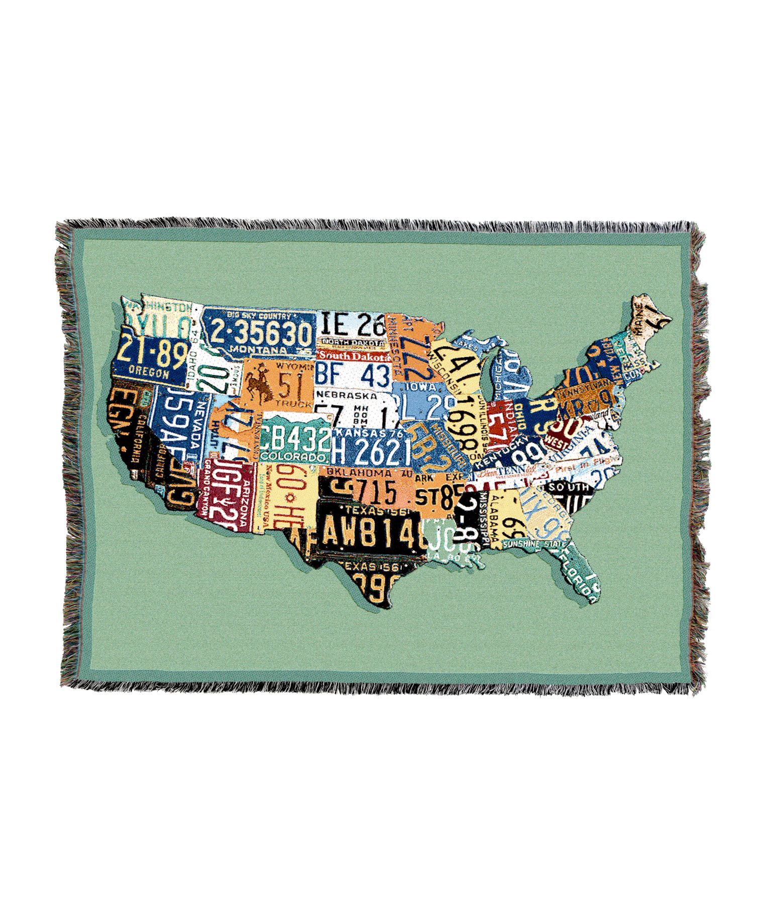 USA Tags Blanket