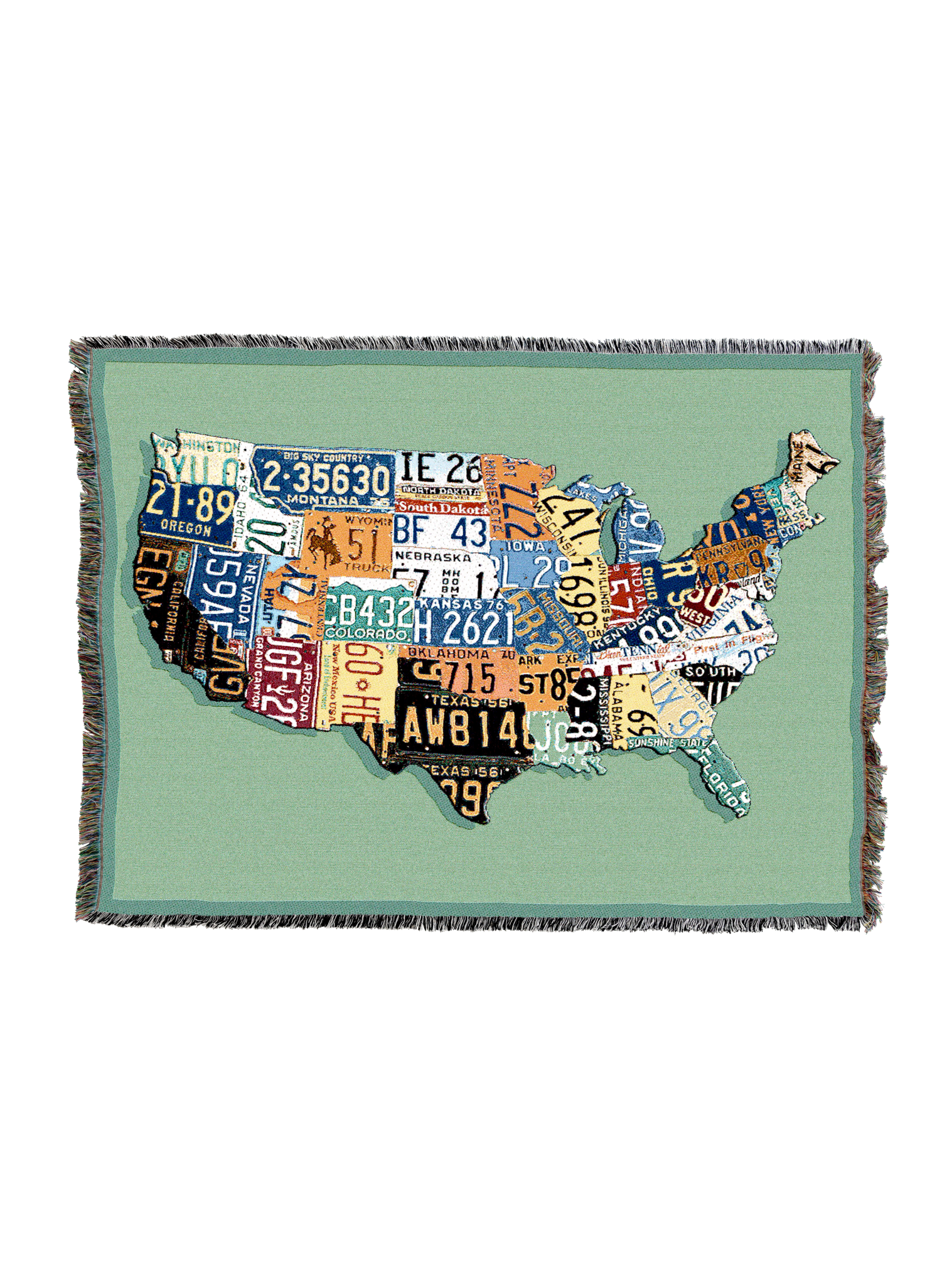USA Tags Blanket
