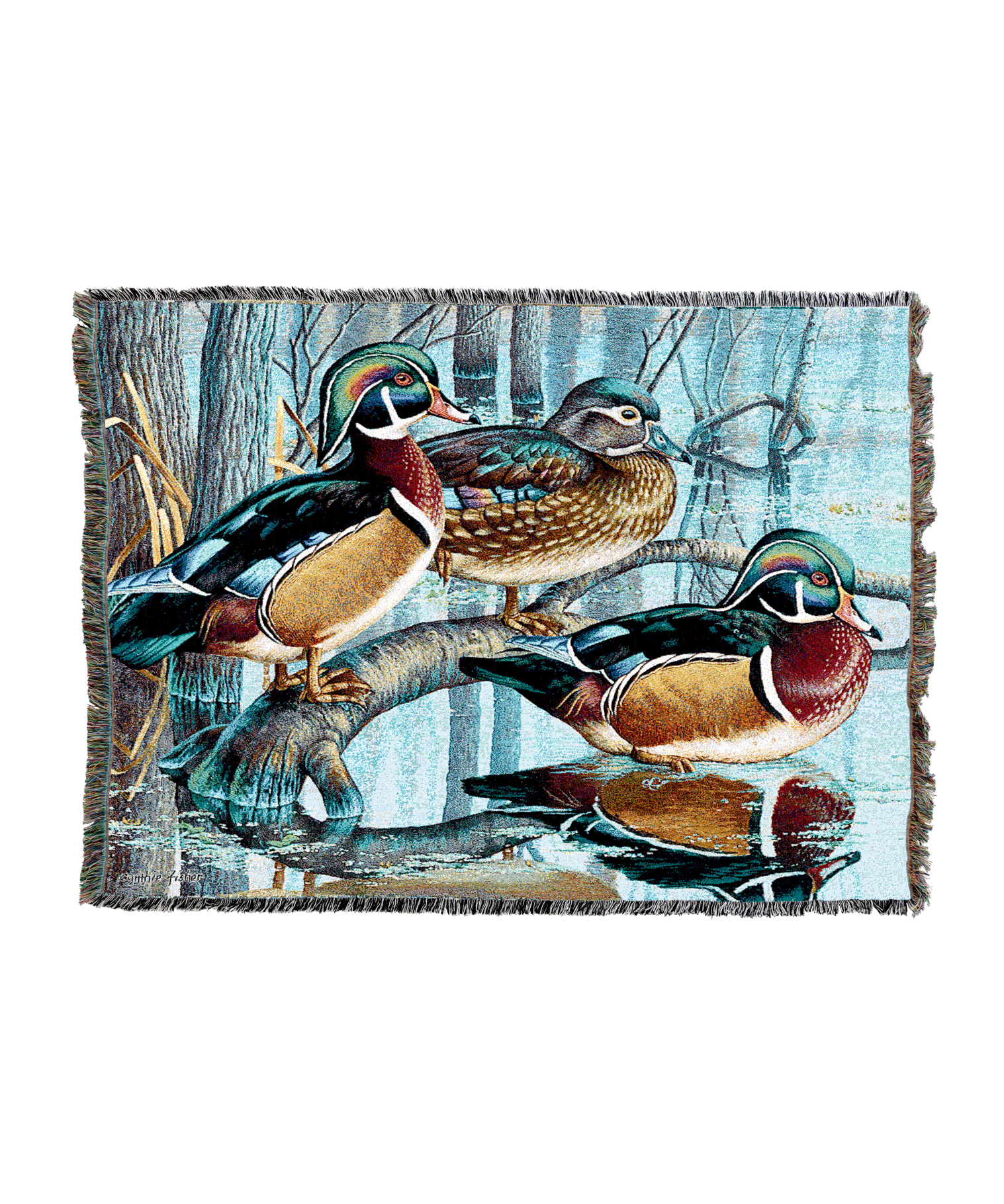 Backwater Woodies Wood Duck Blanket