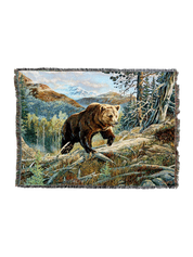 Over The Top Brown Bear Blanket
