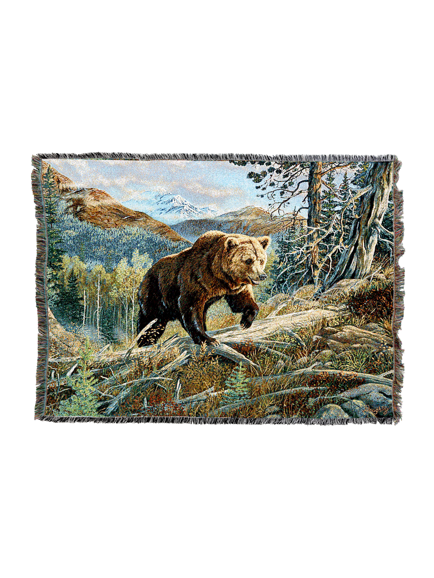 Over The Top Brown Bear Blanket