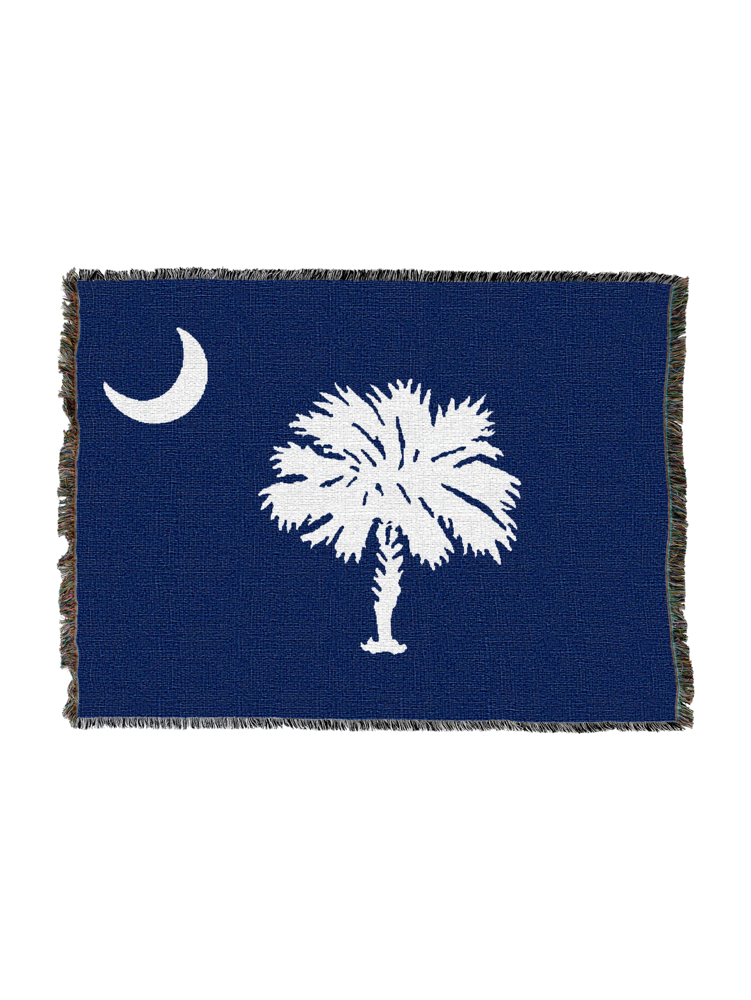 South Carolina State Palmetto Moon Blue Flag Stadium Blanket