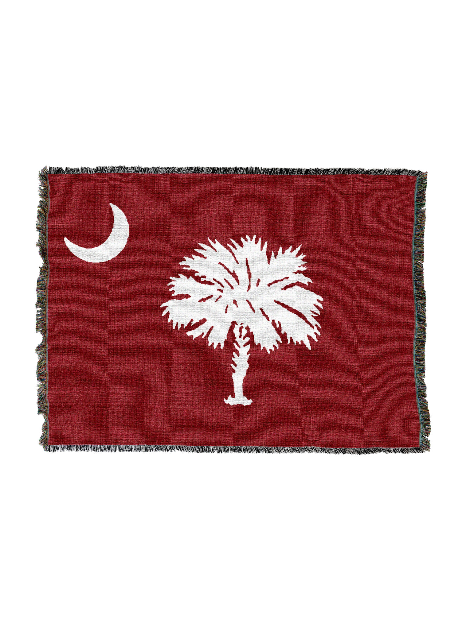 South Carolina Palmetto Moon Red Blanket
