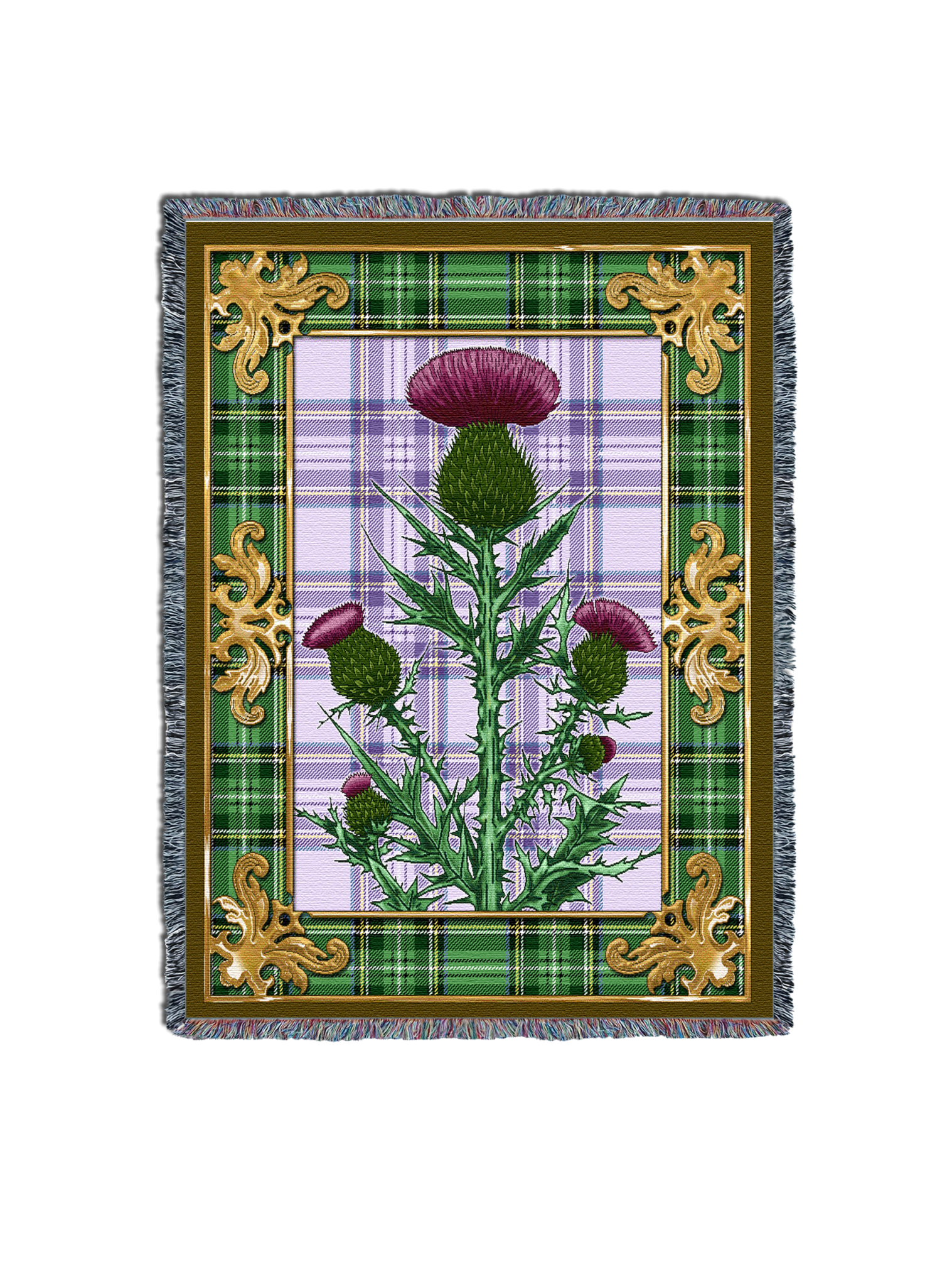 Flowering Thistle Blanket