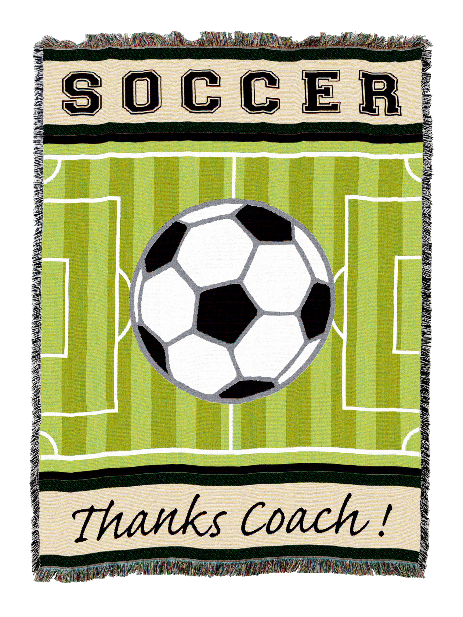 Thanks Coach Soccer Blanket