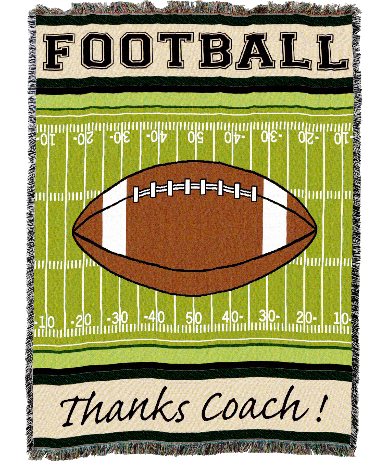Thanks Coach Football Blanket