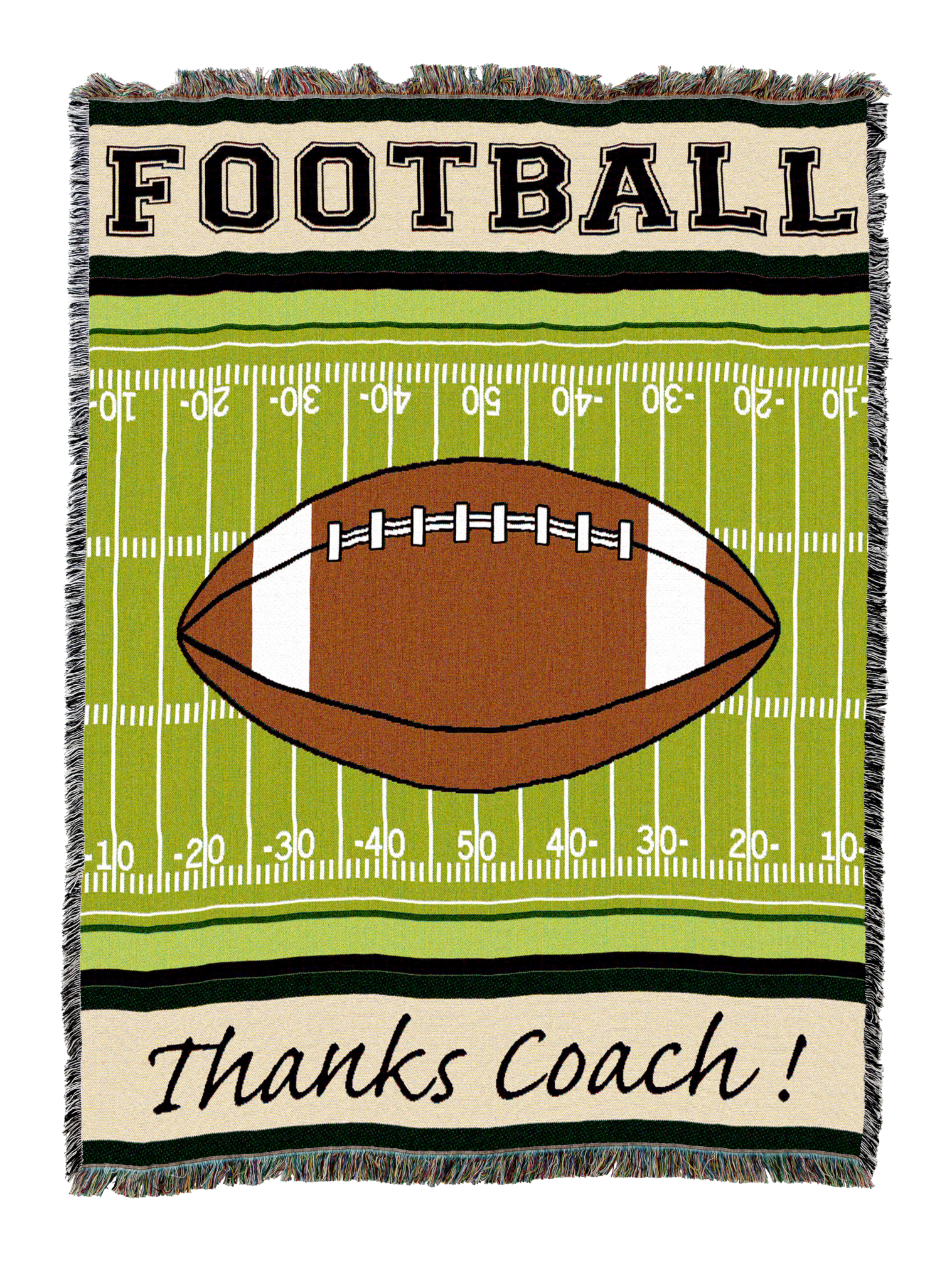 Thanks Coach Football Blanket