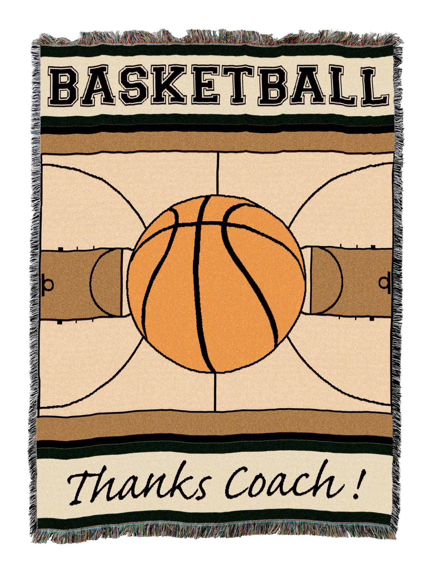 Thanks Coach Basketball Blanket