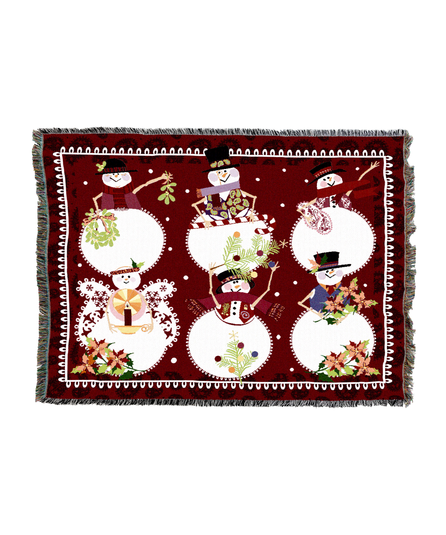 Six Snowman Blanket