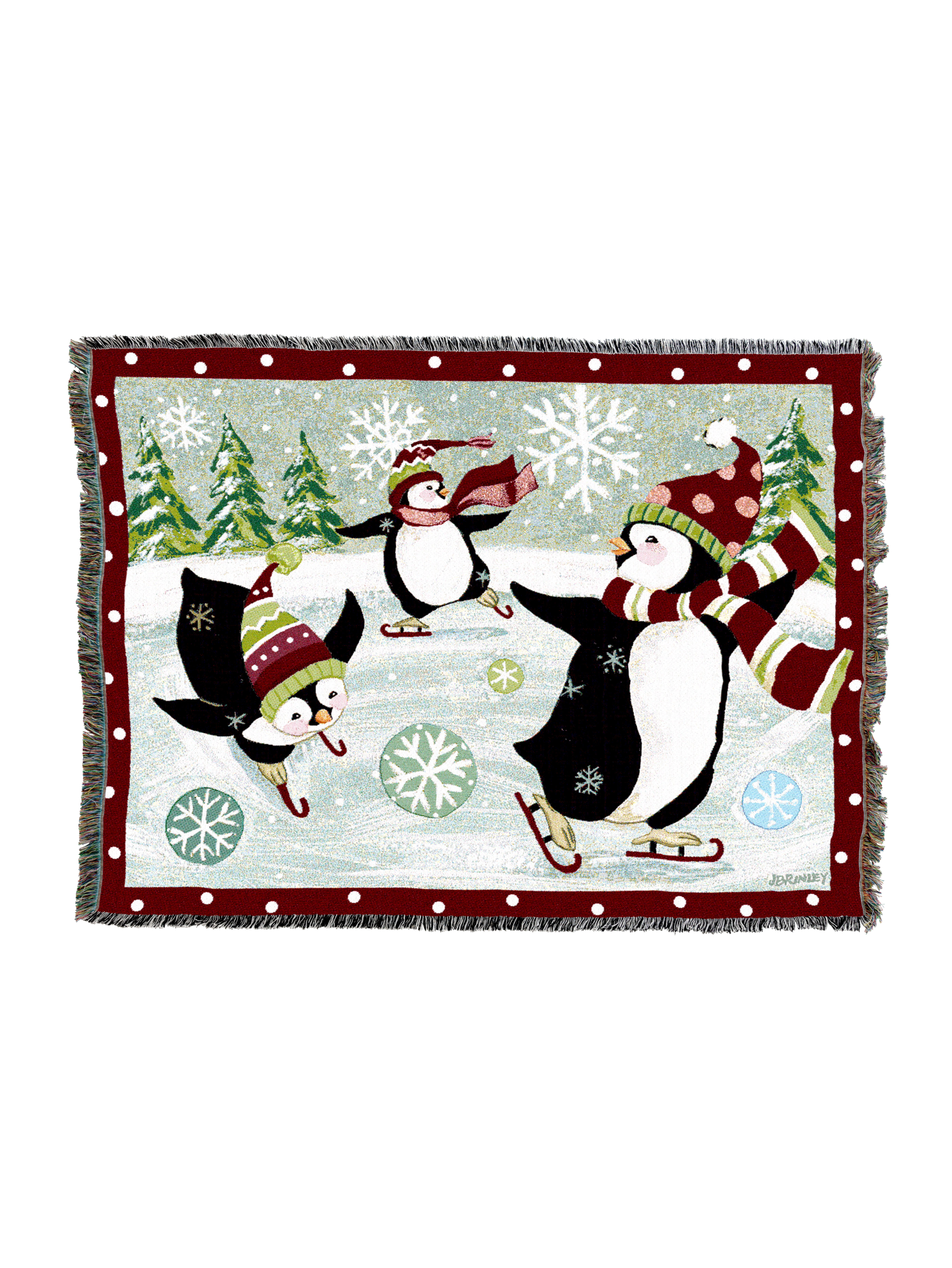 Christmas Penguin Blanket