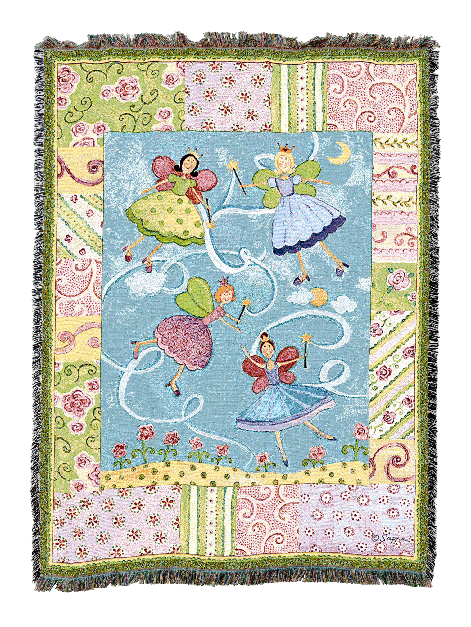 Patchwork Fairies Blanket