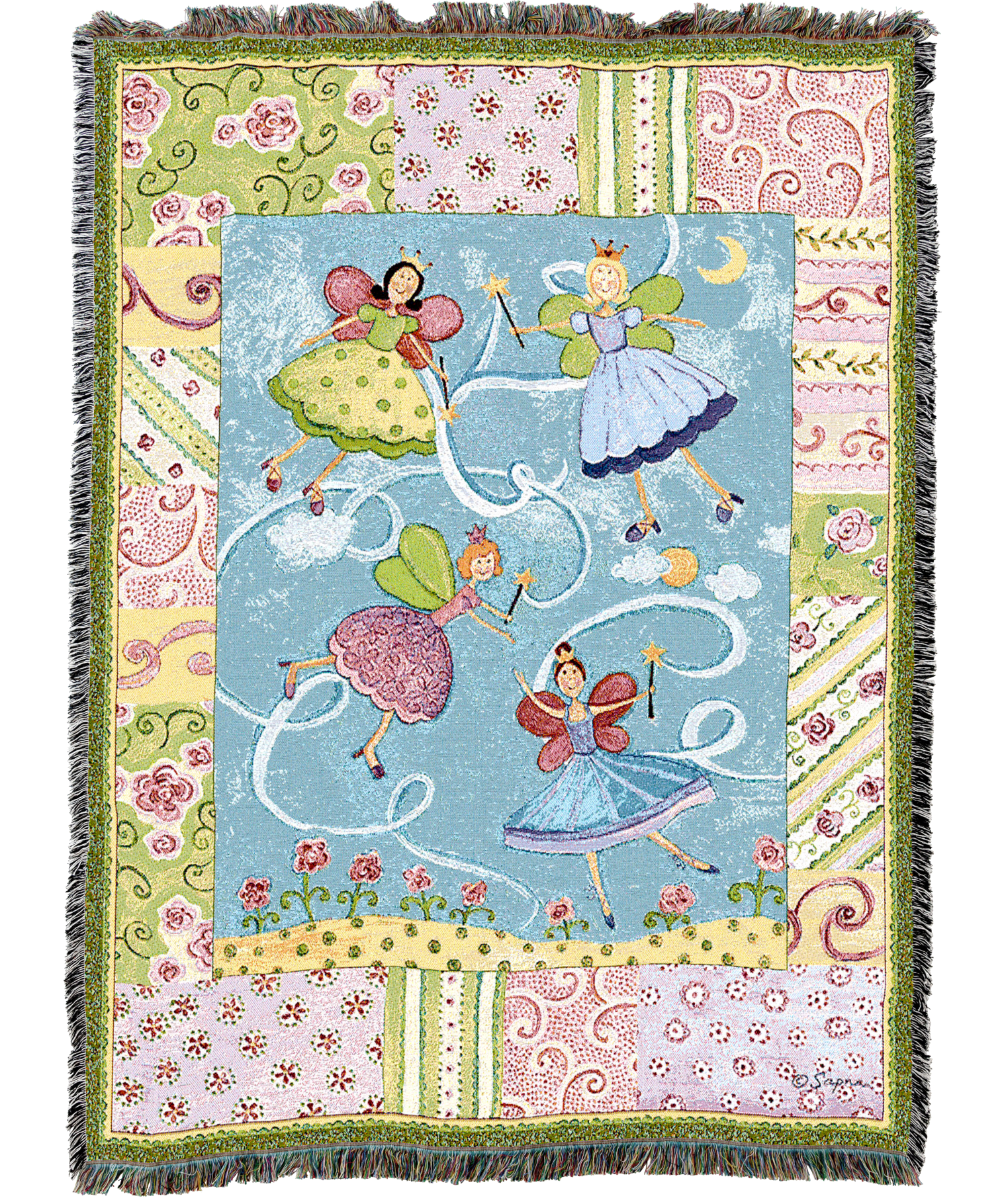 Patchwork Fairies Blanket