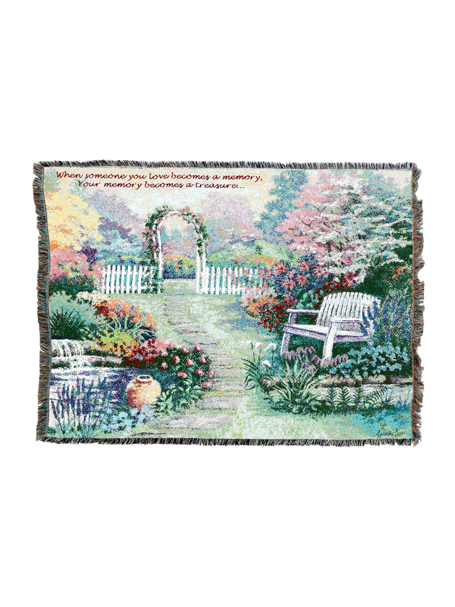 Loved One With Words Blanket