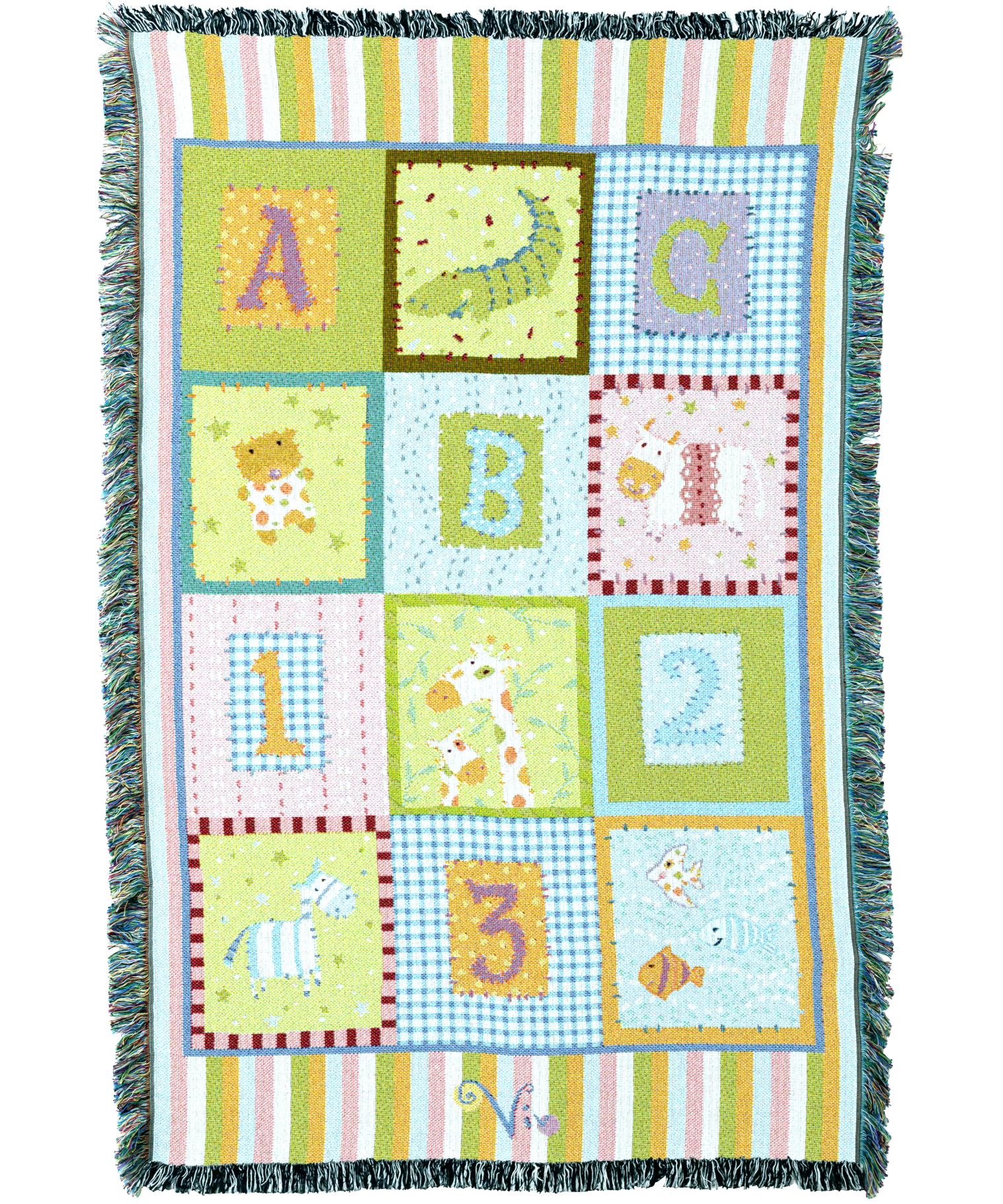 ABC 123 Mini Blanket