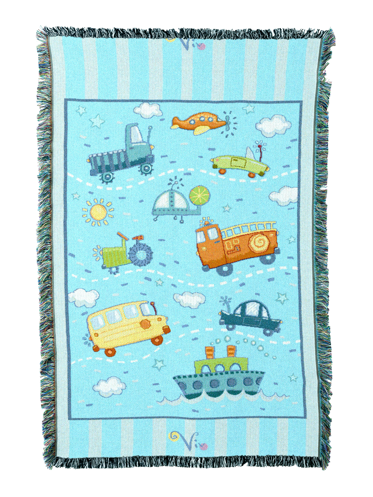 Transportation Toys Mini  Blanket