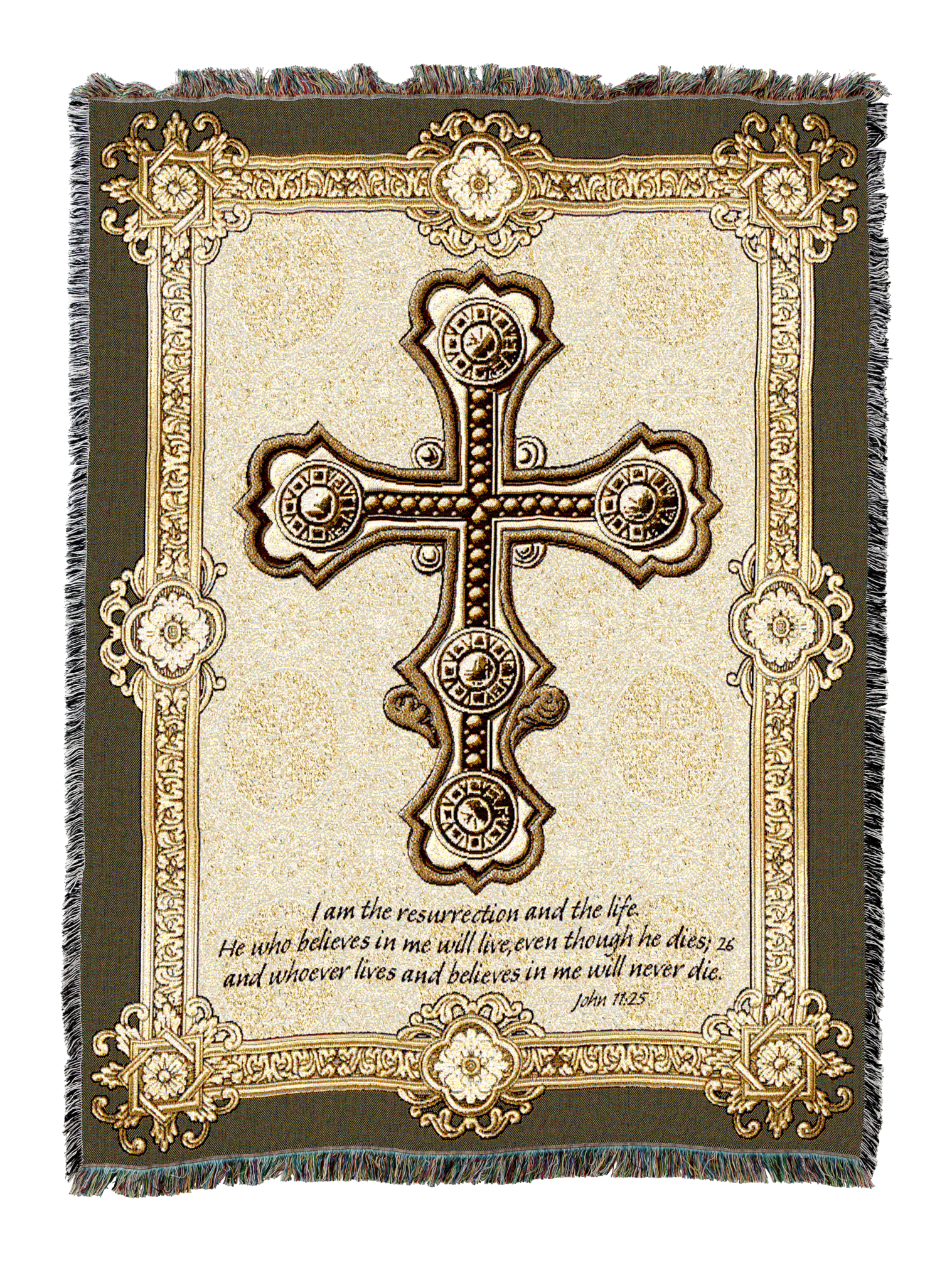Gothic Cross Blanket A
