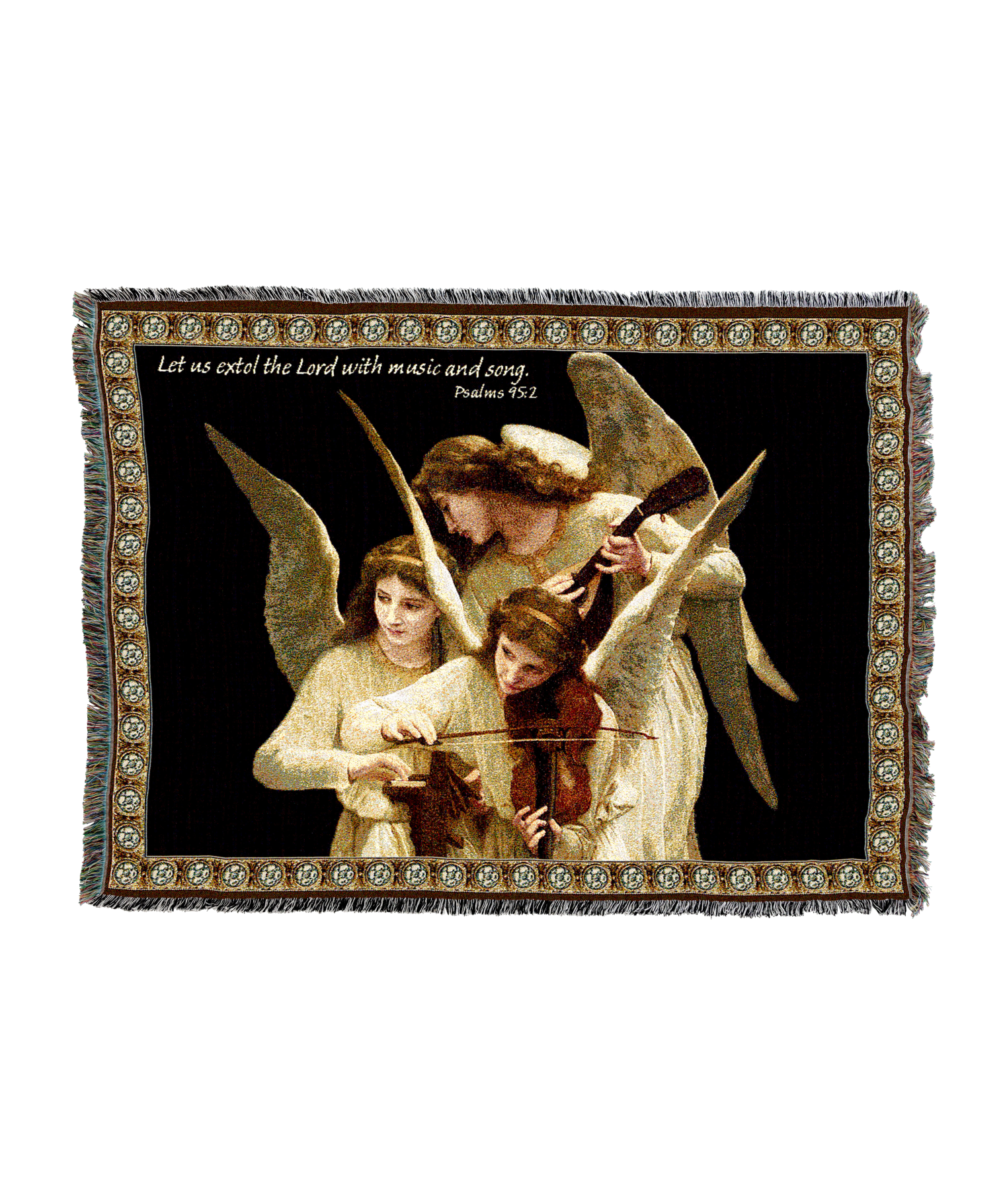 Angels Playing Violin Blanket