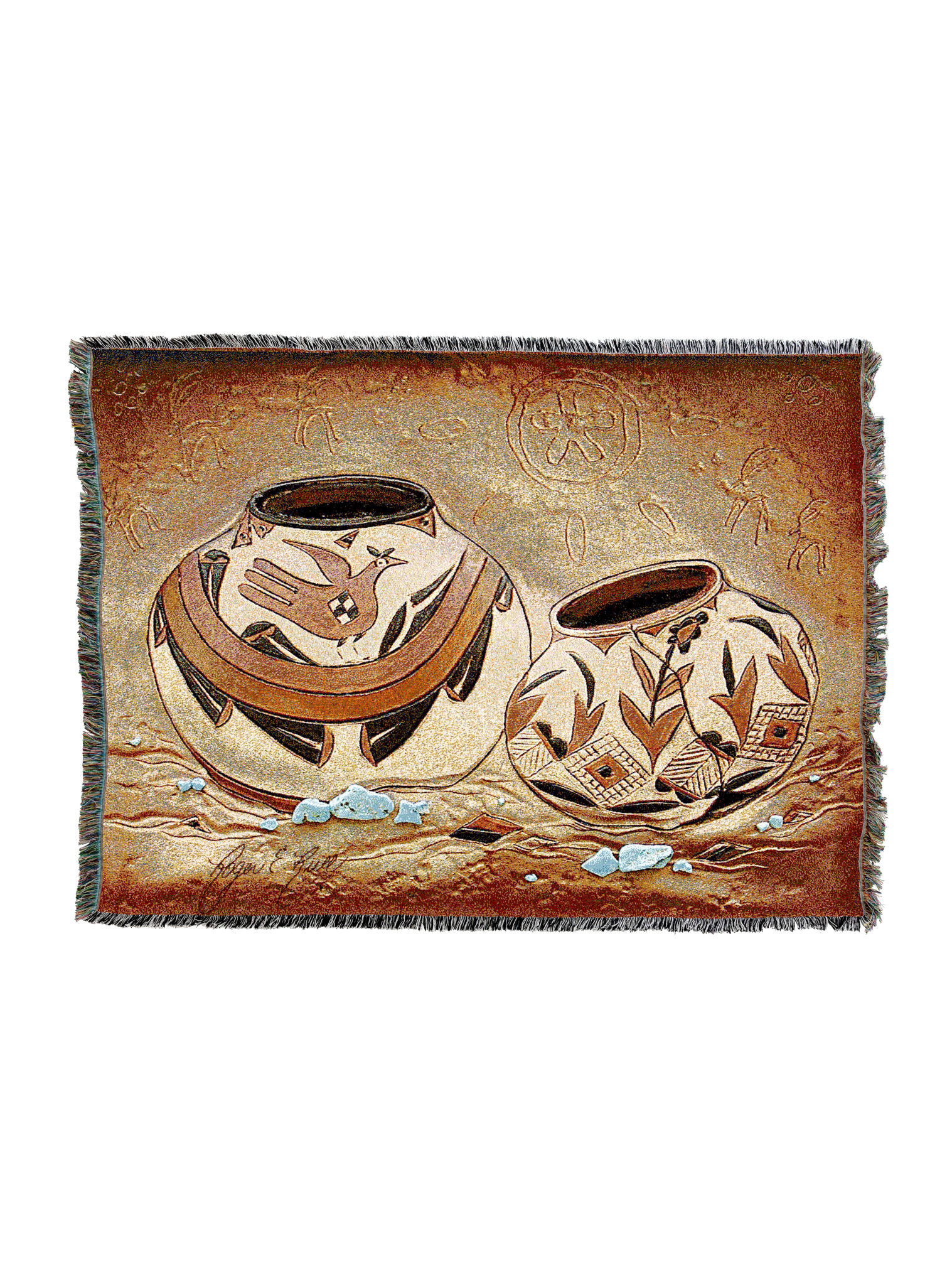 Zuni Pottery Blanket