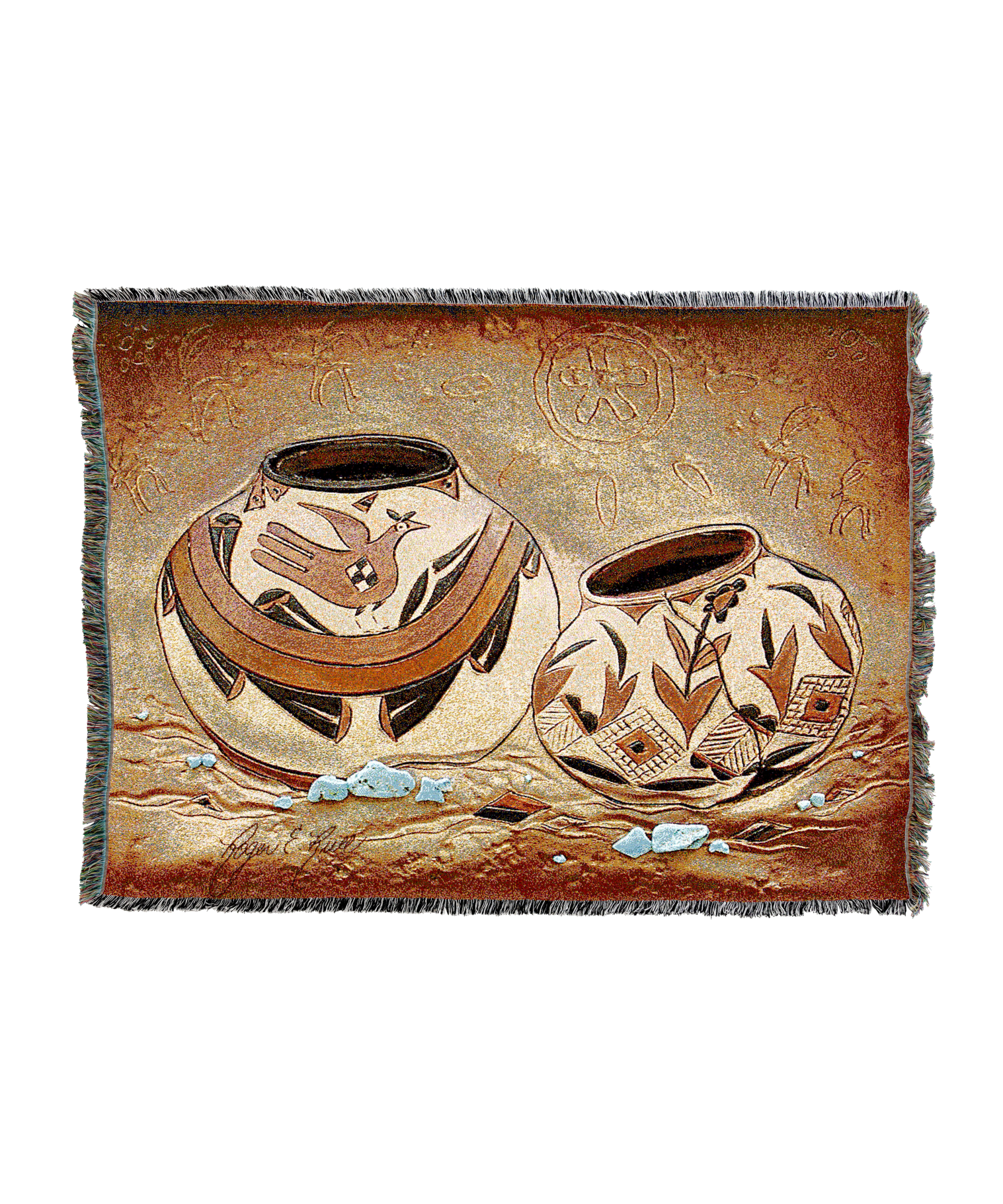 Zuni Pottery Blanket