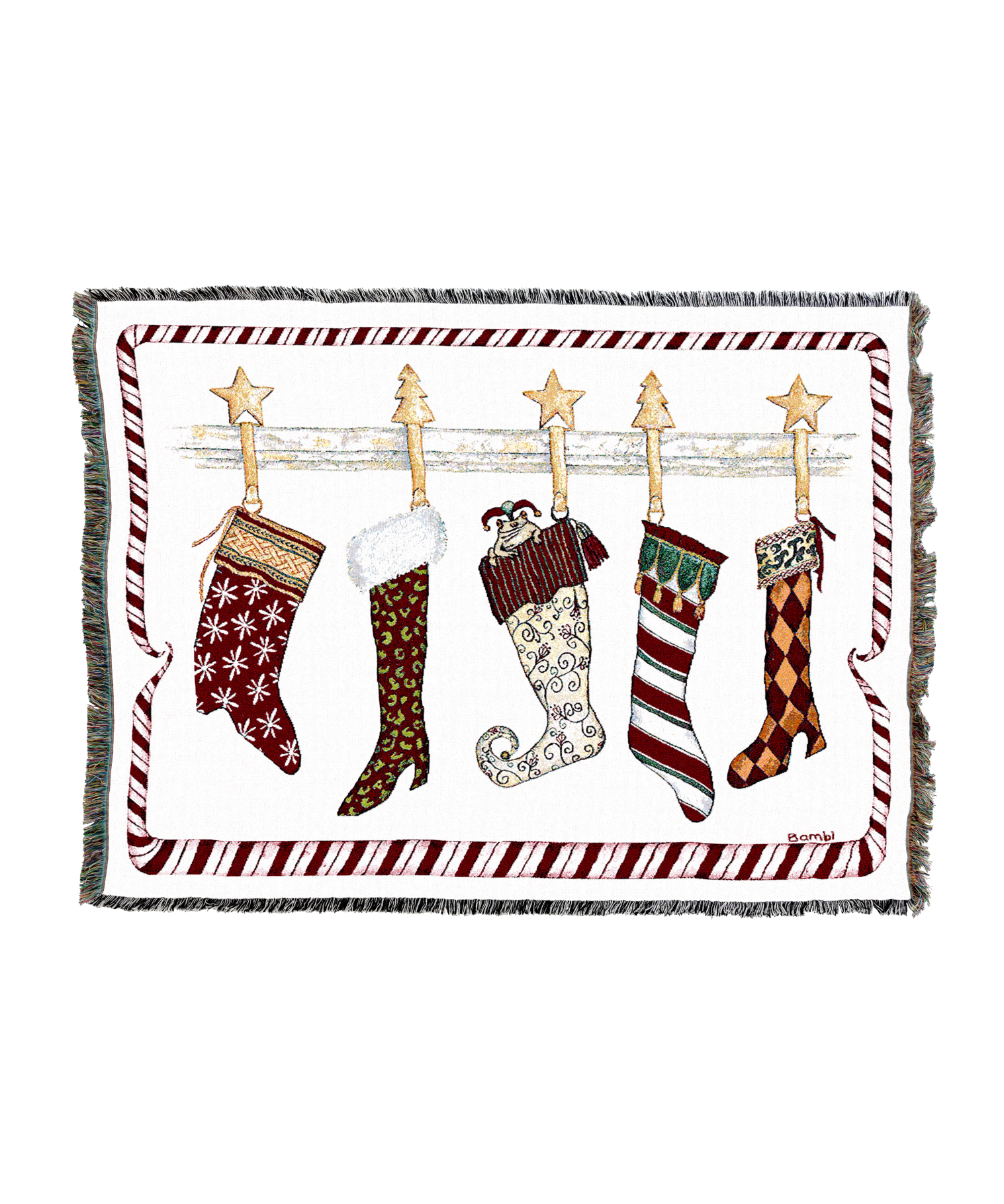 And the Stockings Were Hung Blanket