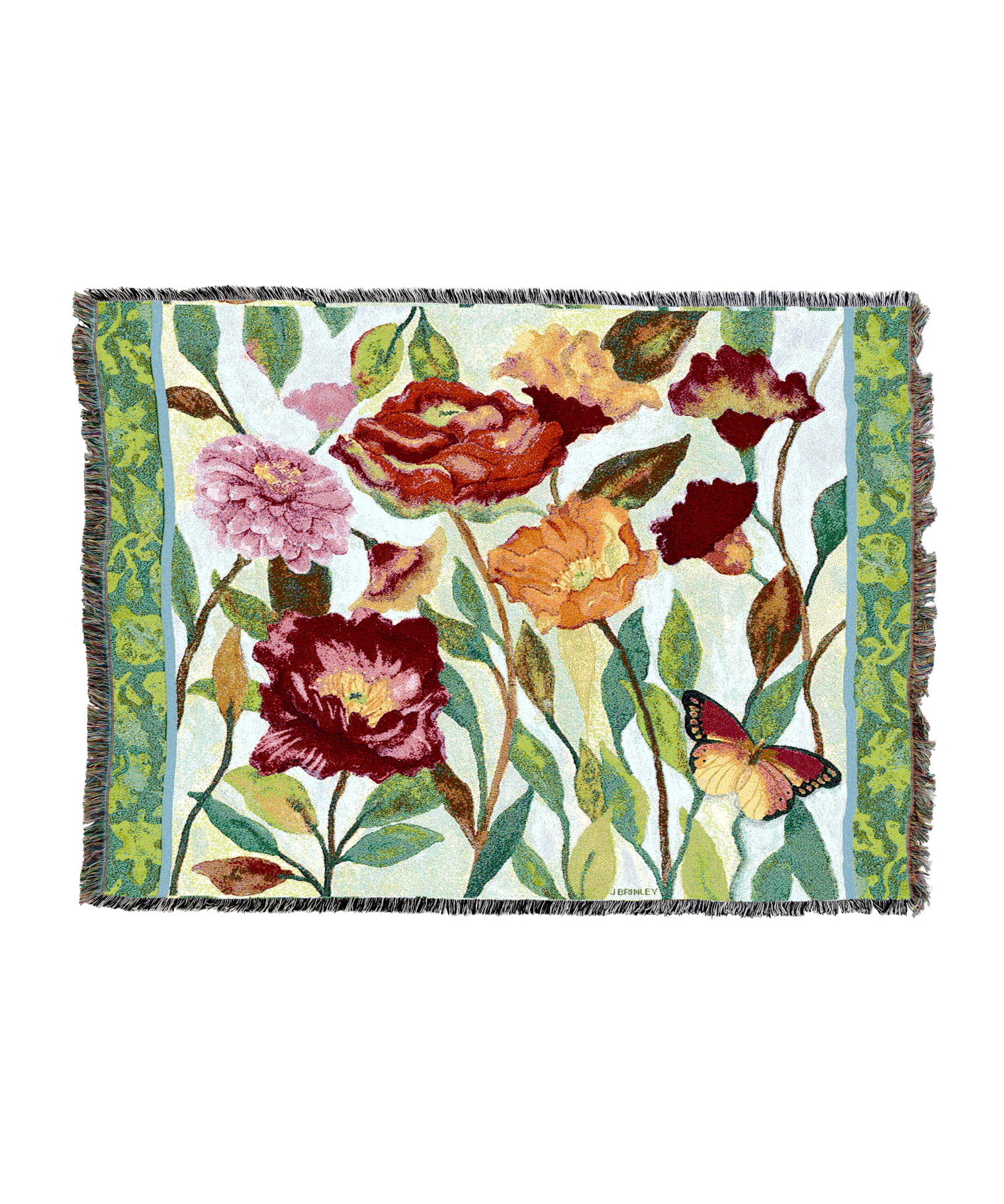 Poppy Garden Tapestry Blanket