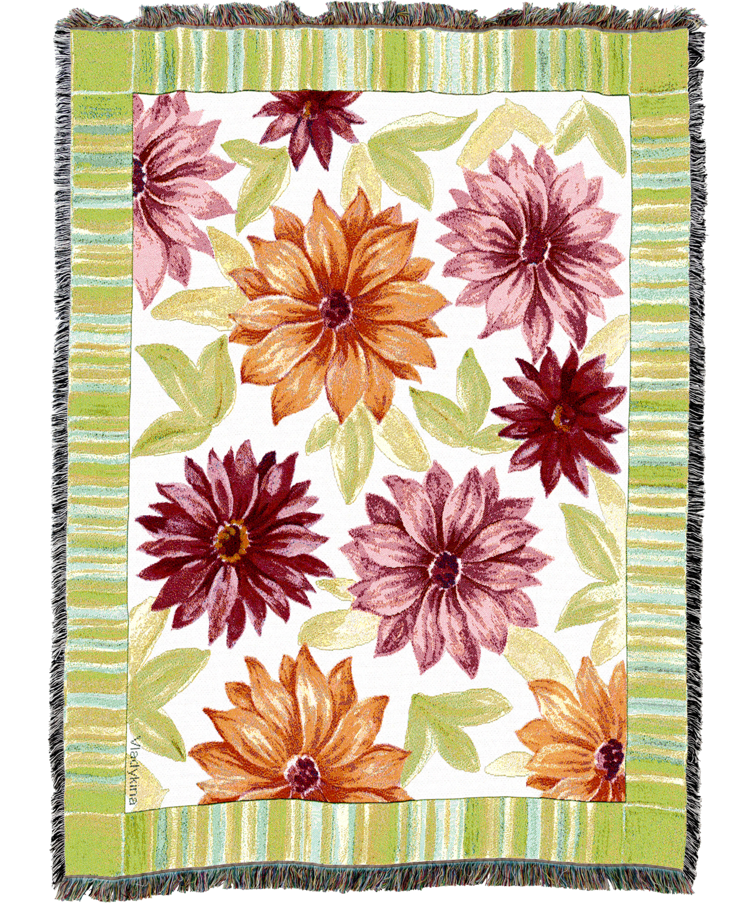 Dahlias Tapestry Blanket