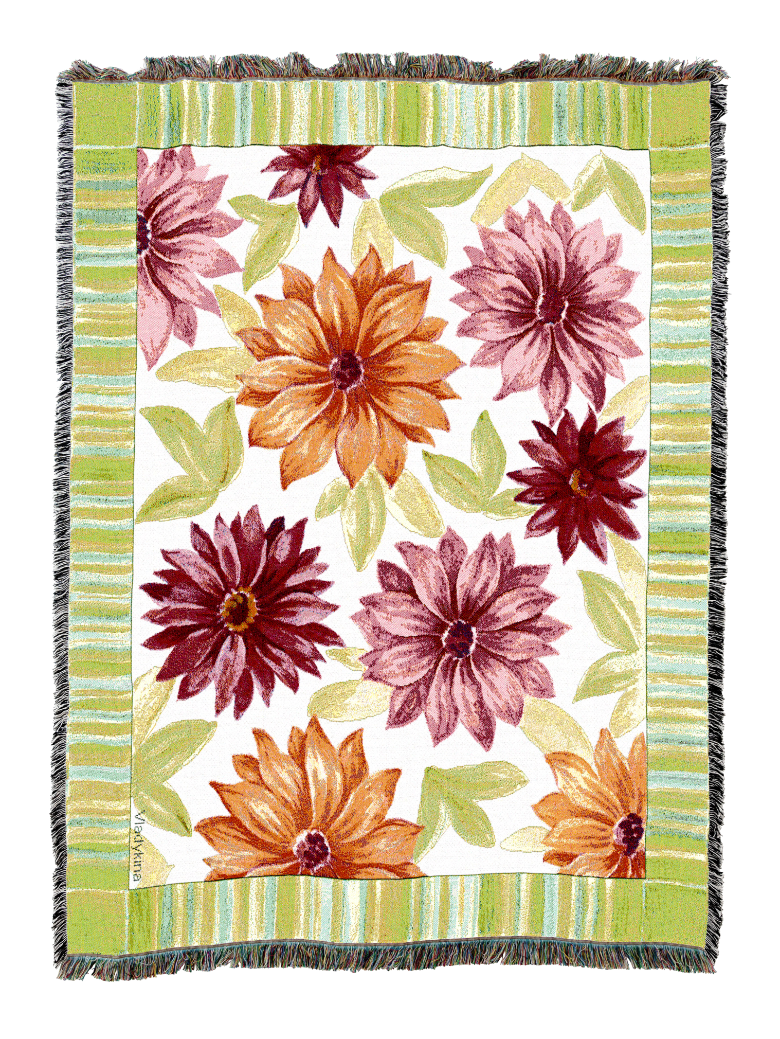 Dahlias Tapestry Blanket