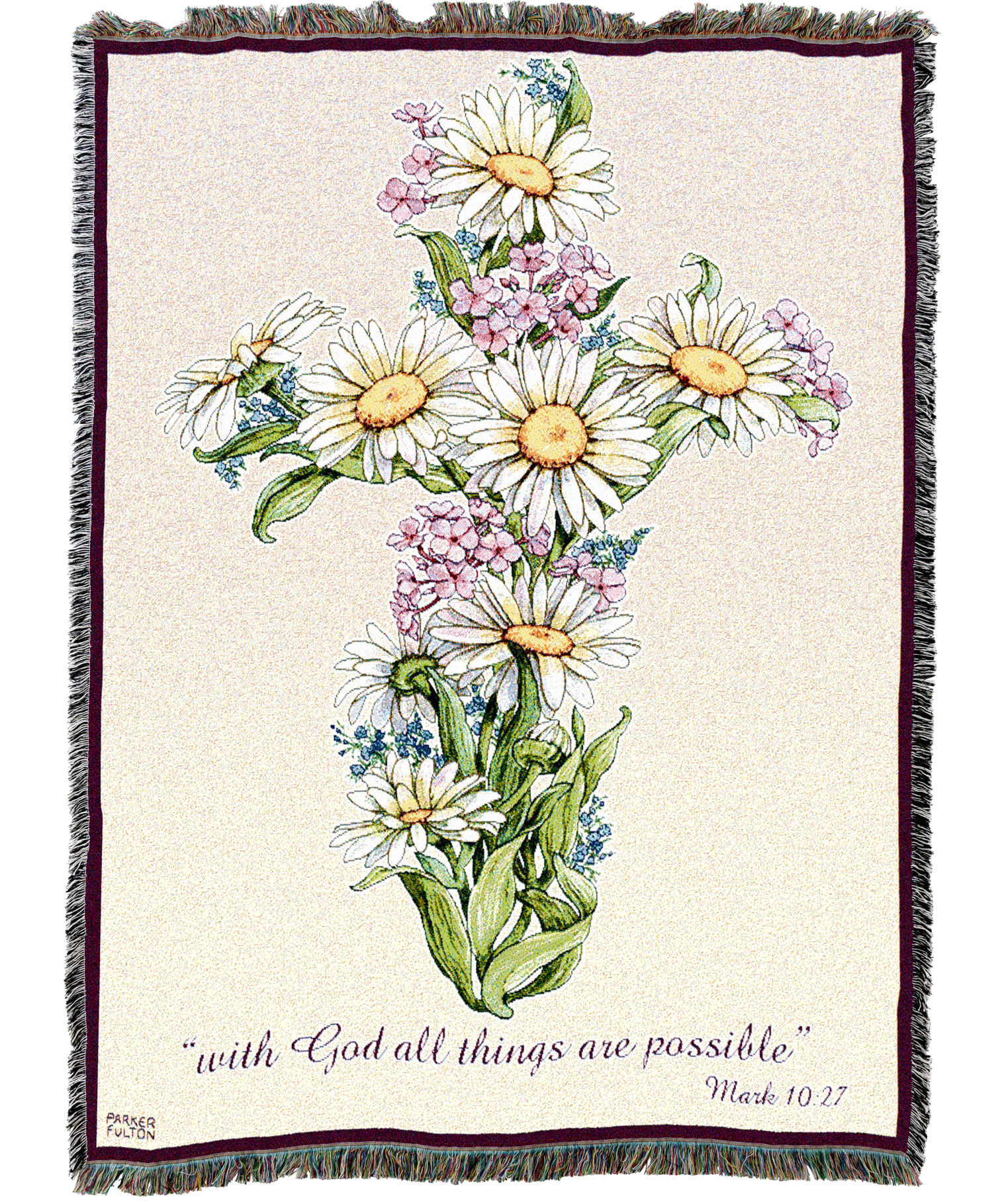 Daisy Cross Blanket