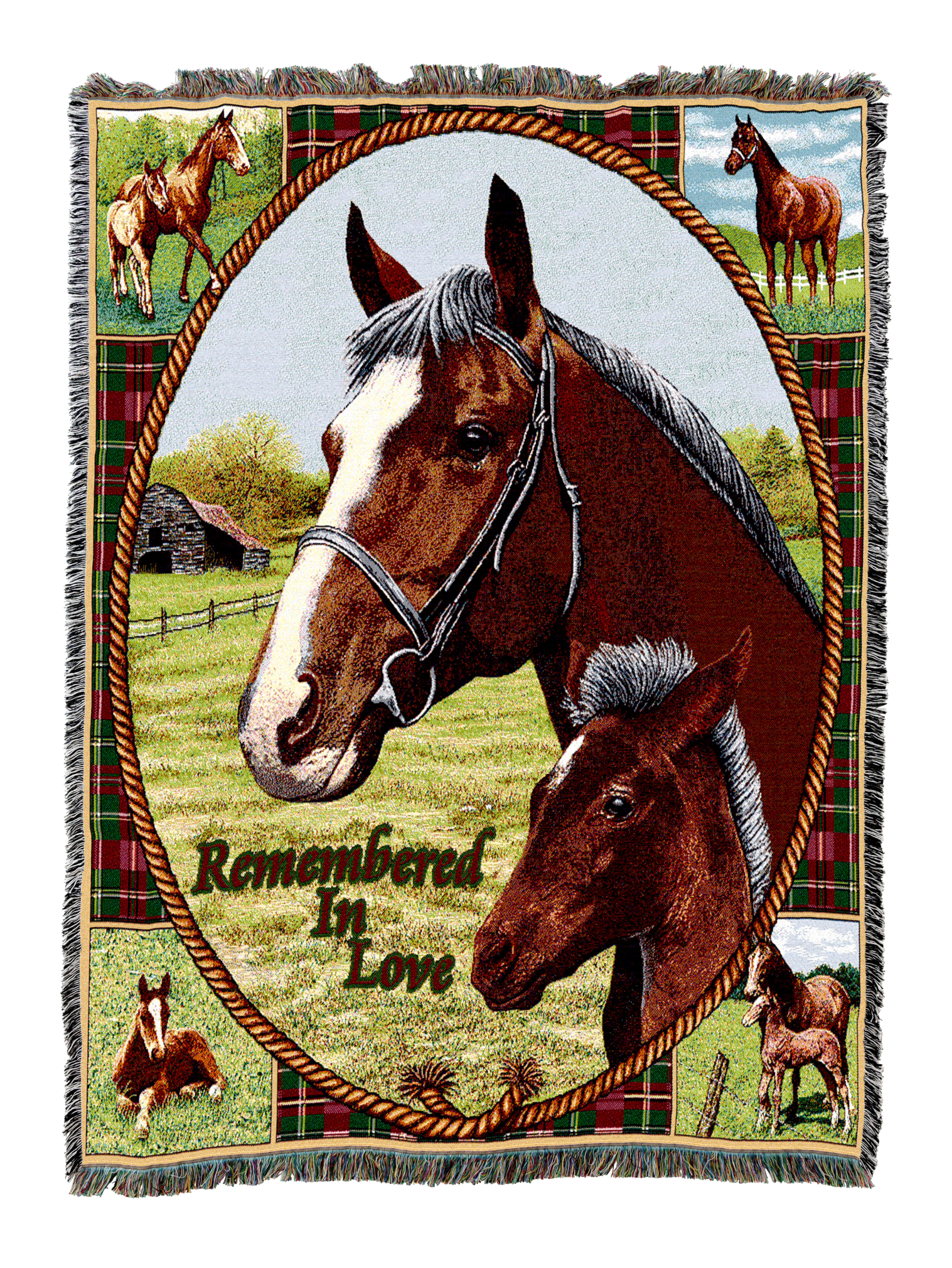Memorial Thoroughbred Blanket