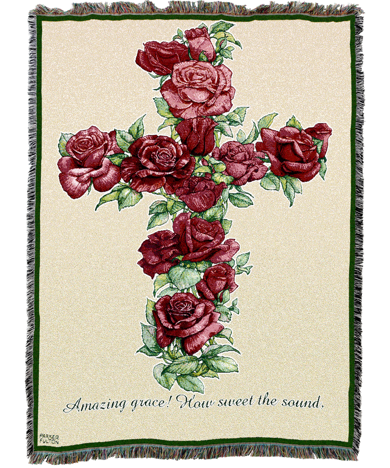 Red Rose Cross Blanket