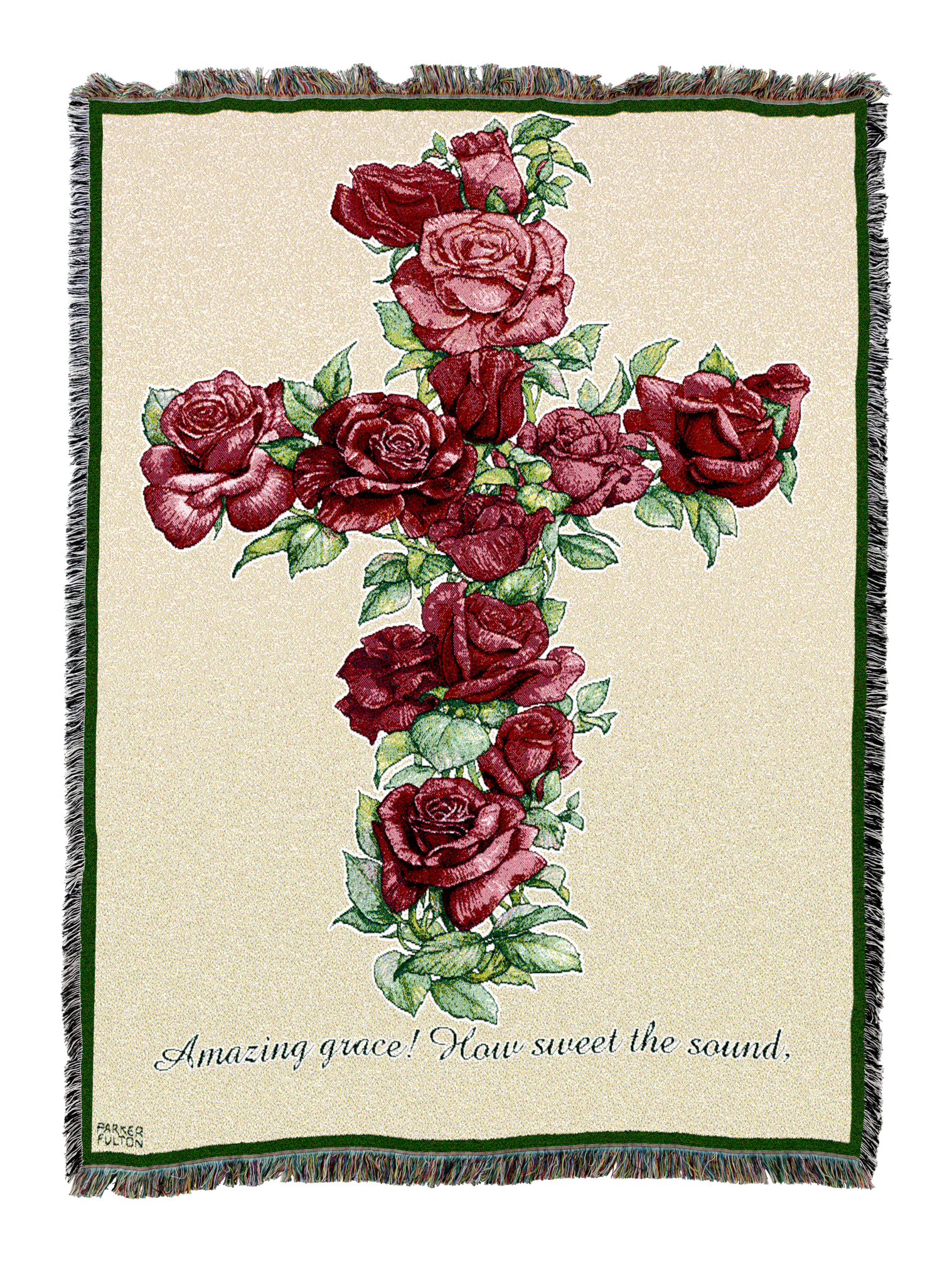 Red Rose Cross Blanket