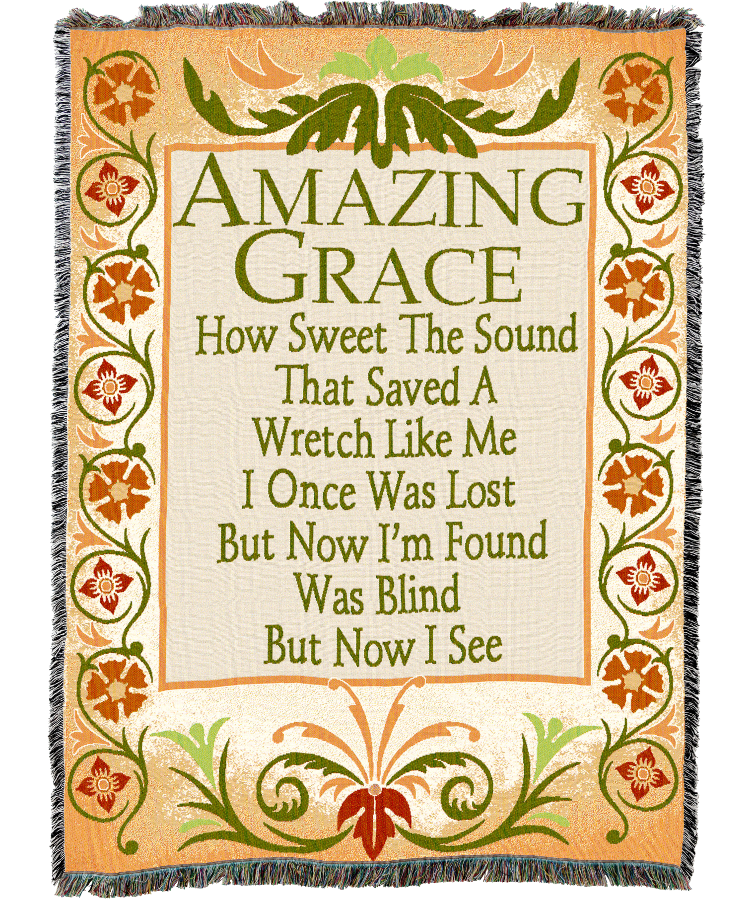 Amazing Grace Decor Blanket