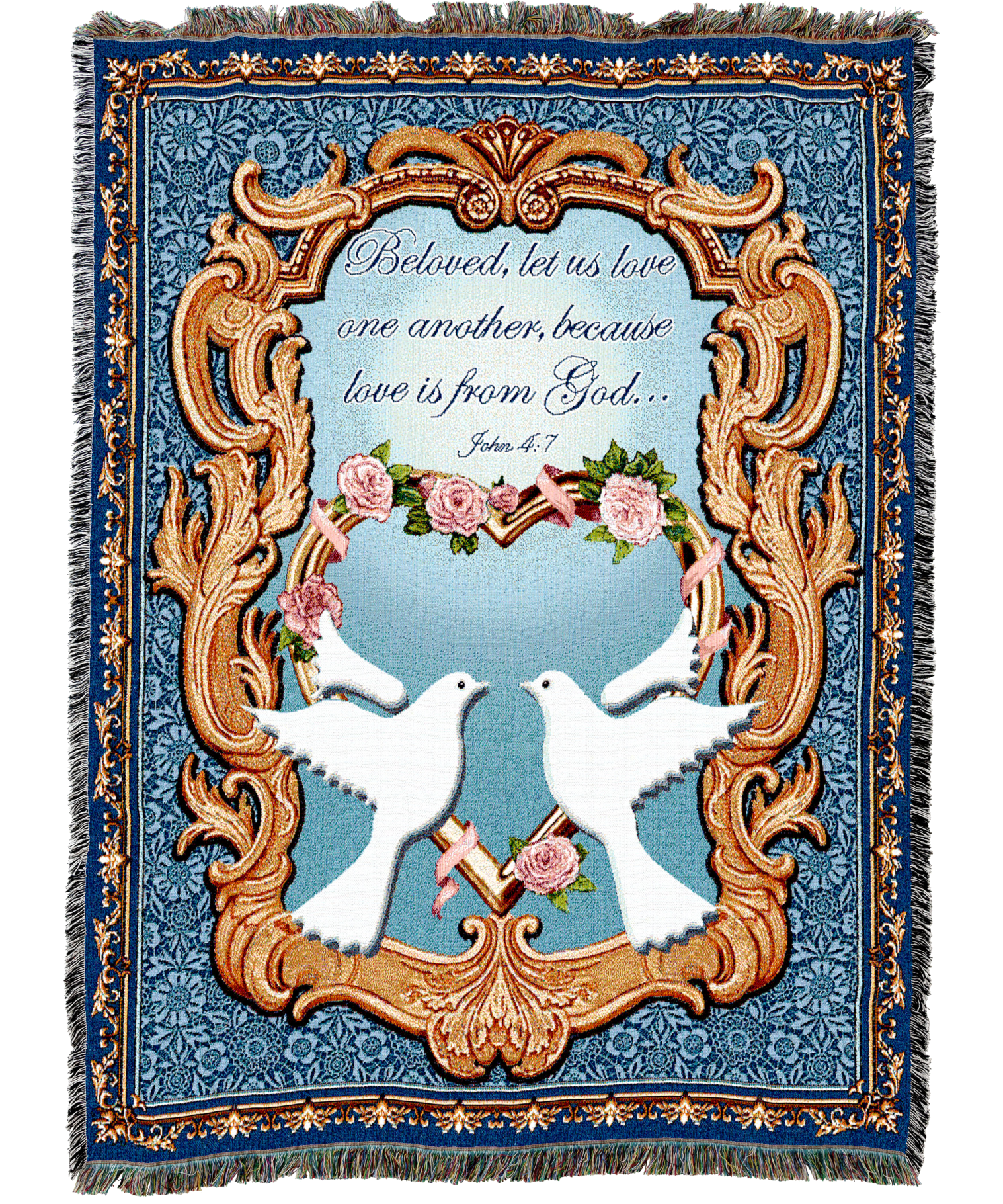 Wedding Doves Blanket