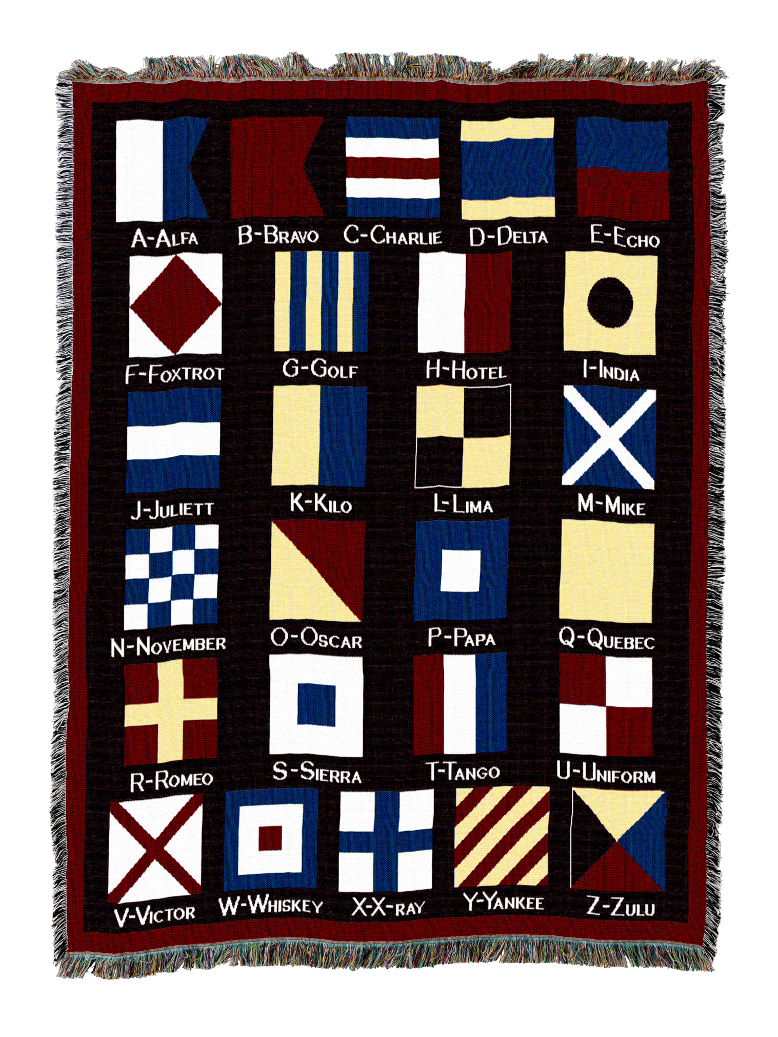Nautical Flags Blanket