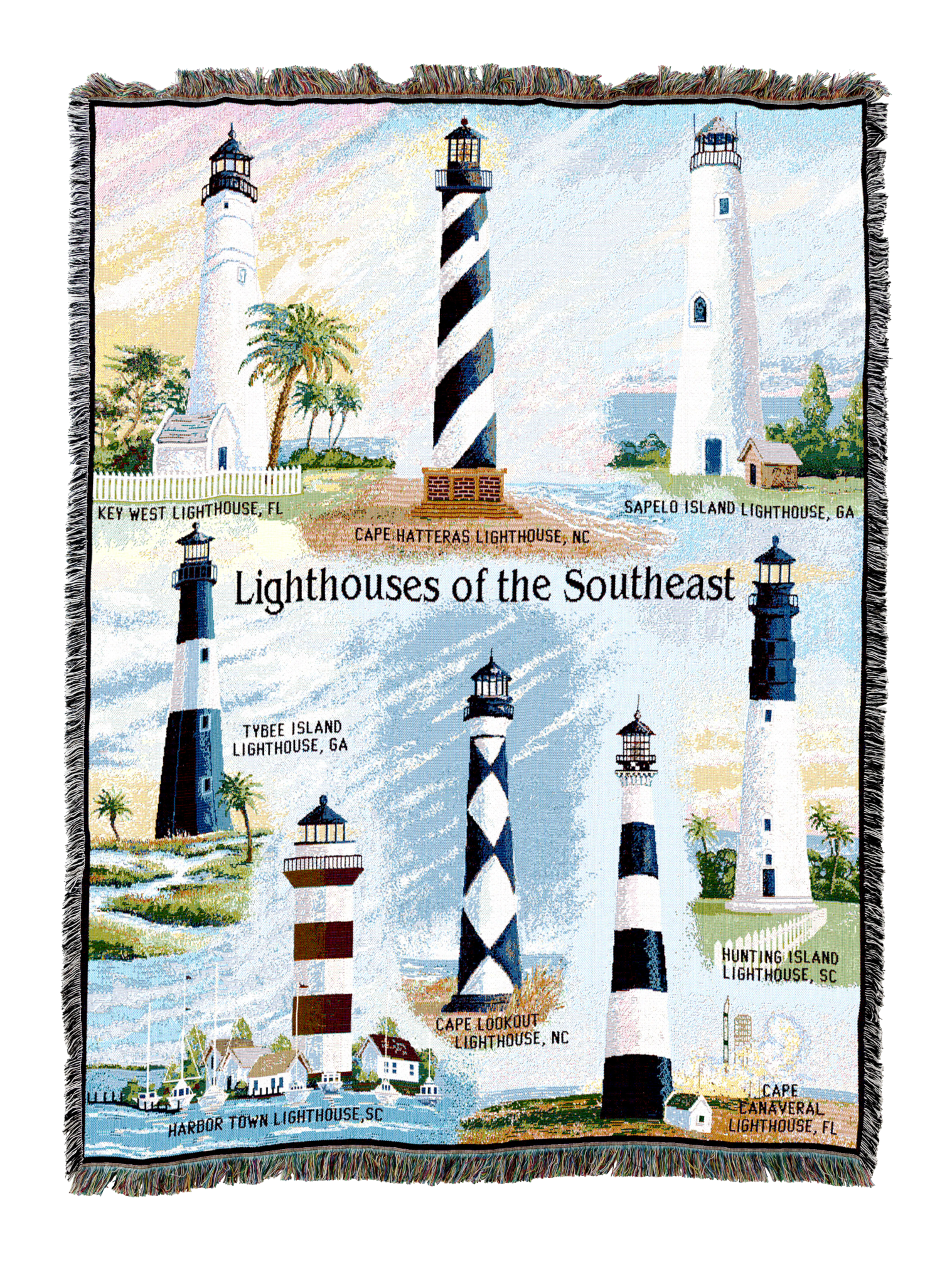 Lighthouses Of The Southeast Blanket