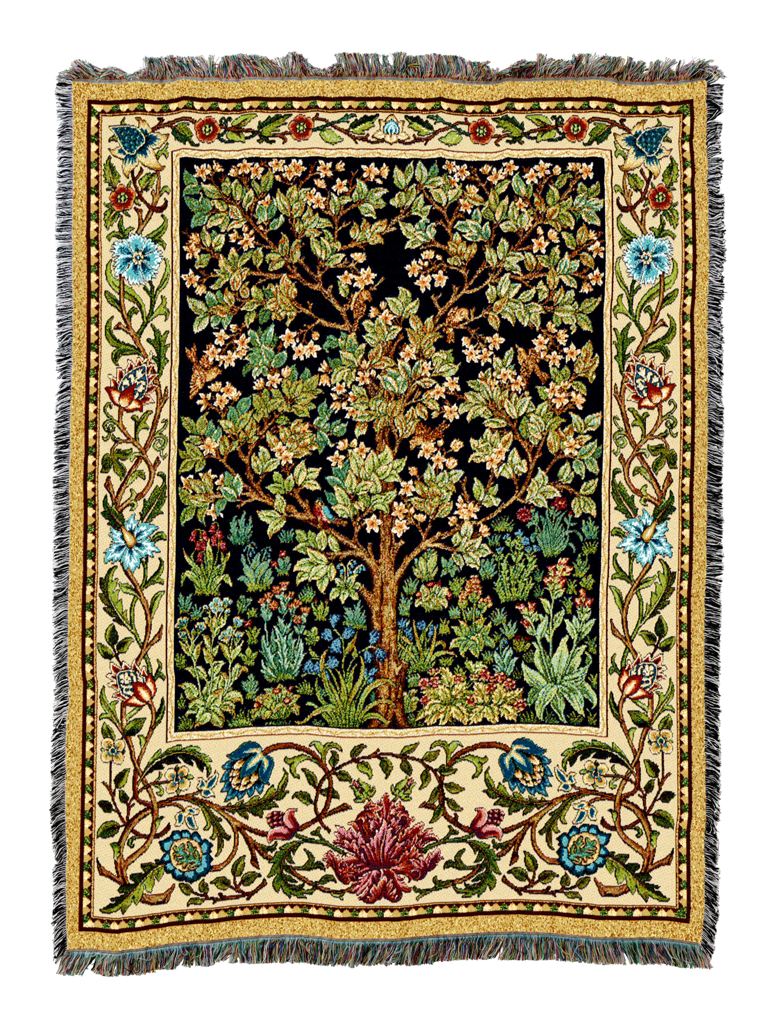 Tree Of Life By William Morris Blanket