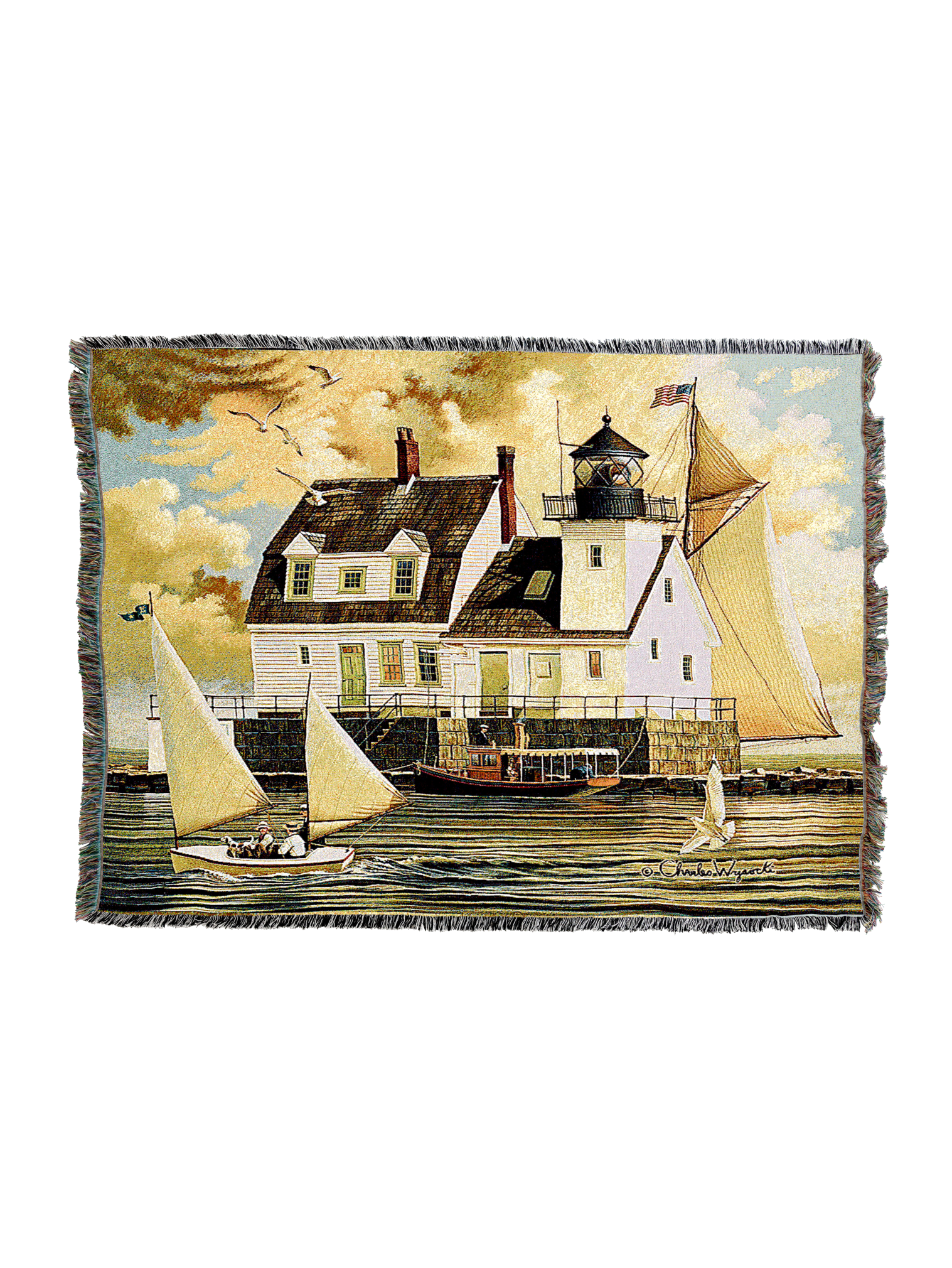 Rockland Breakwater Light Blanket