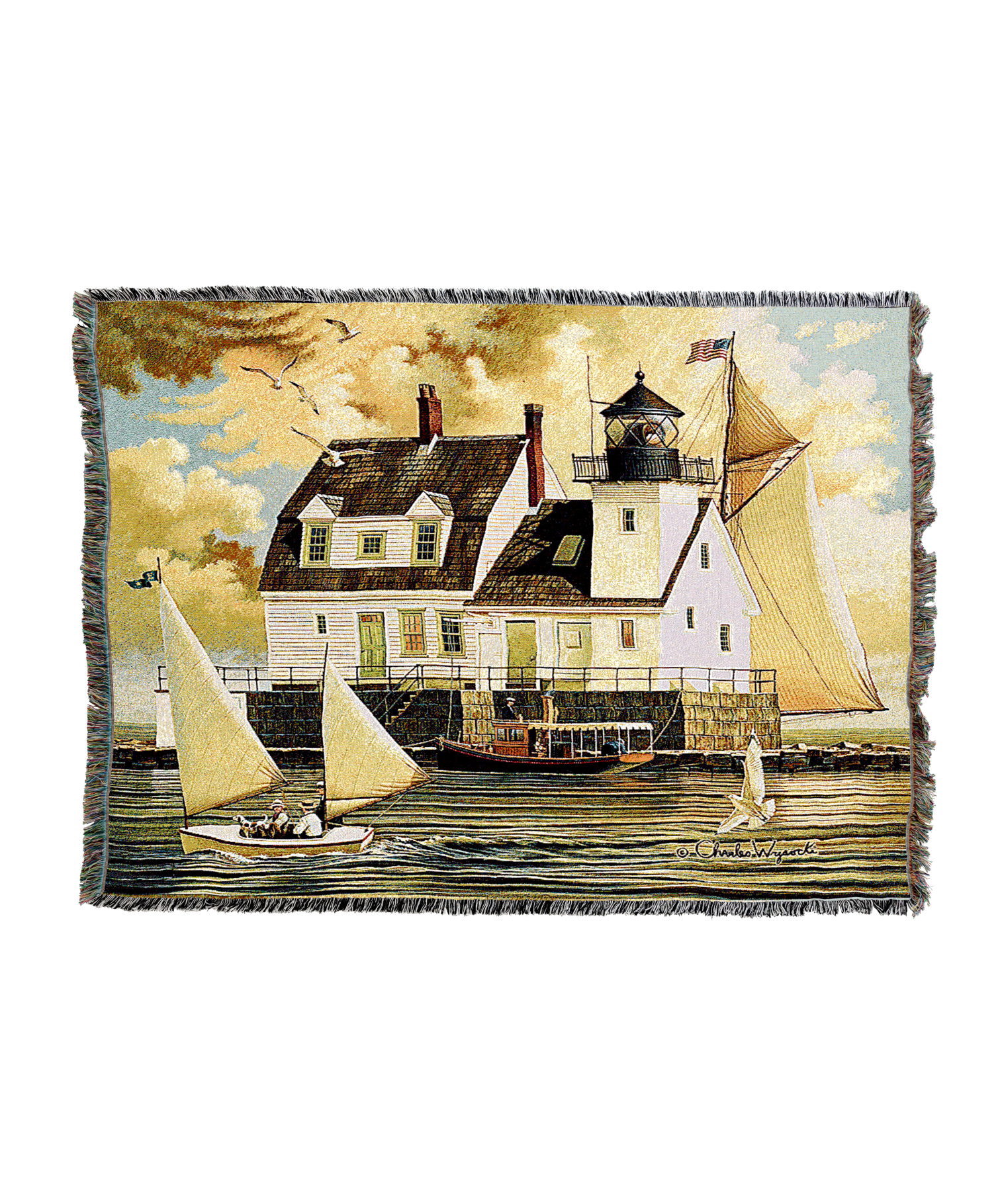 Rockland Breakwater Light Blanket