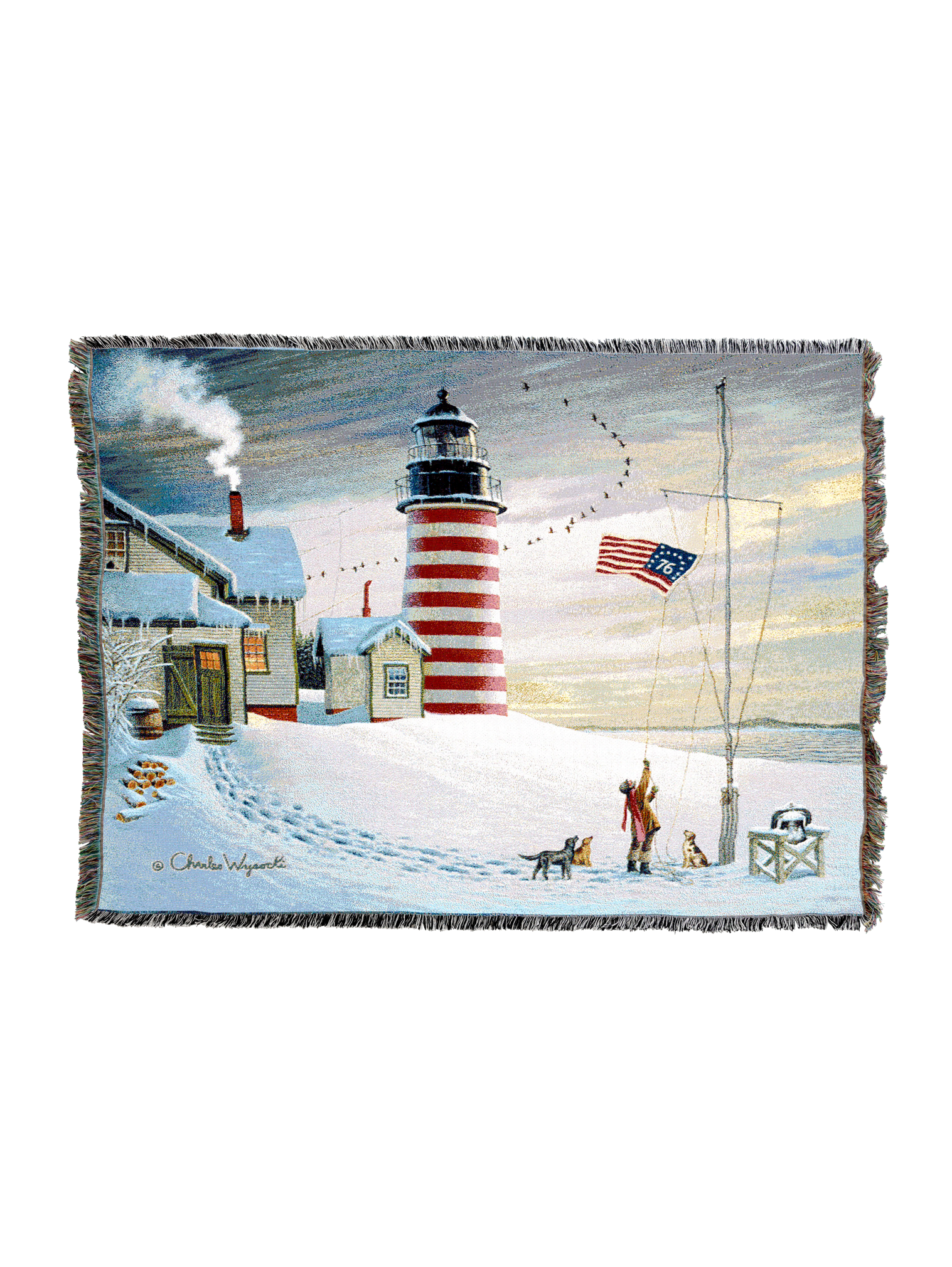 West Quoddy Lighthouse Blanket