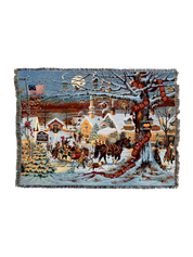 Small Town Christmas Blanket