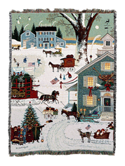 Cape Cod Christmas Blanket