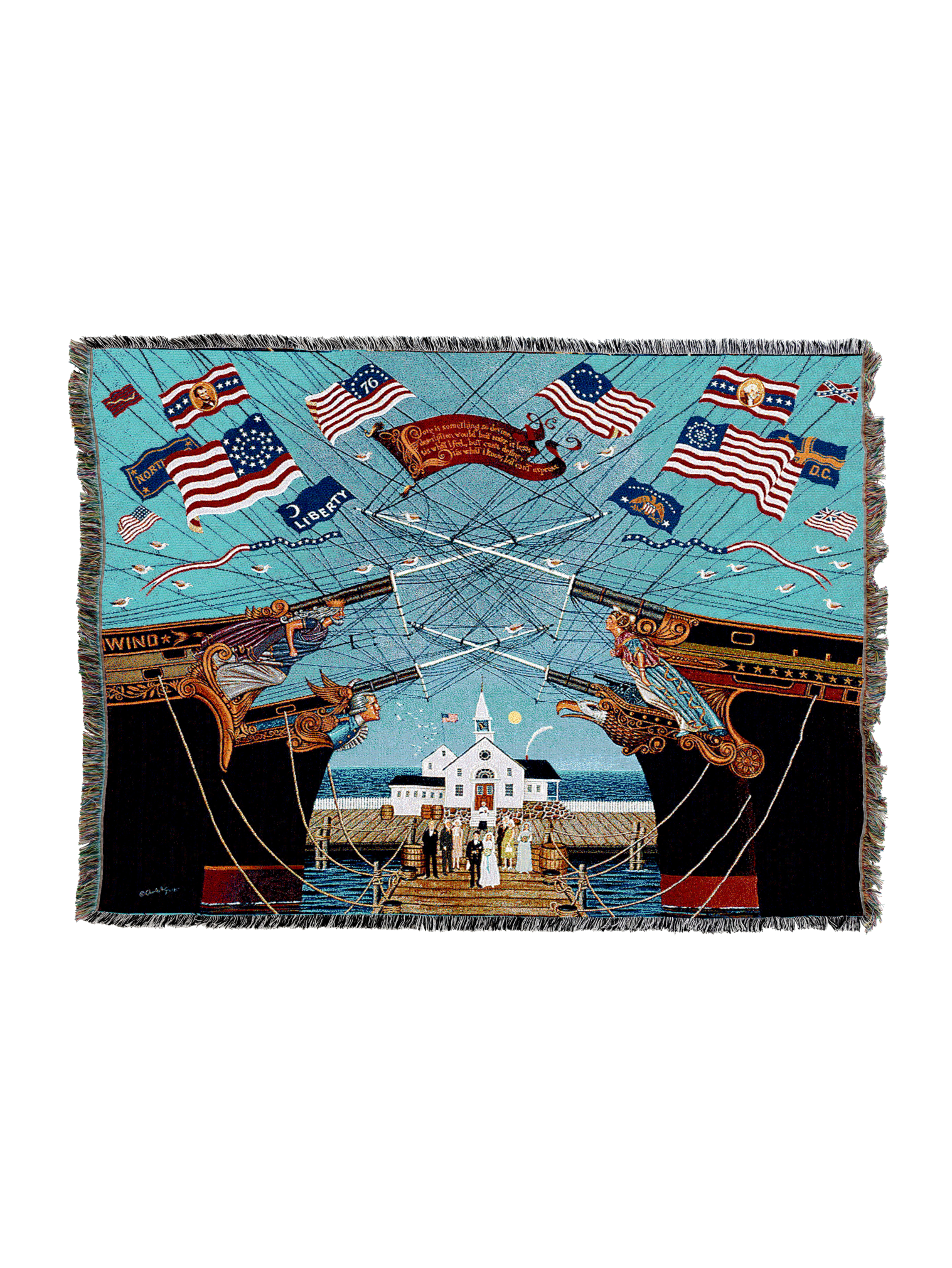 Dockside Marriage Blanket