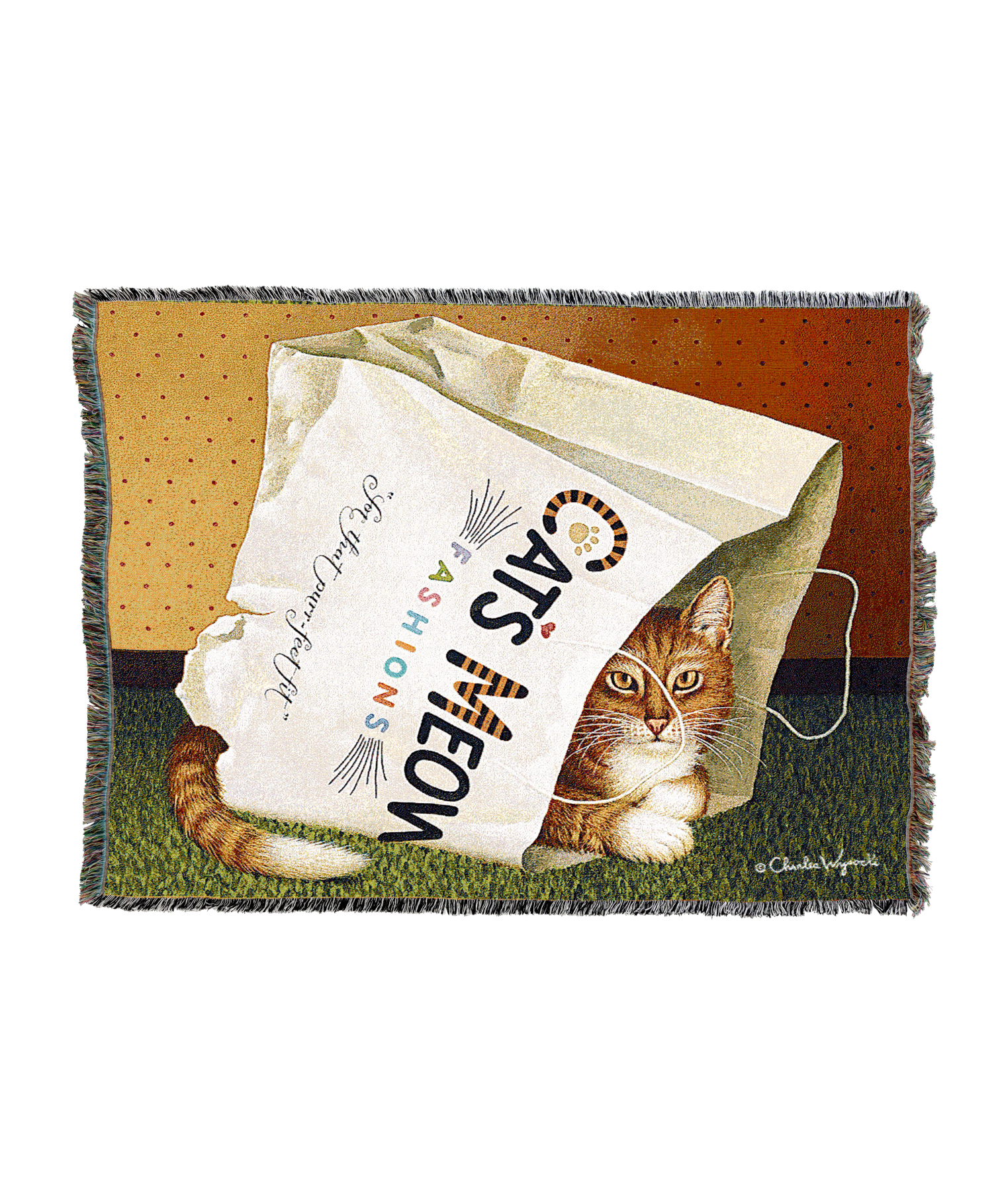 Cats in Bag Blanket