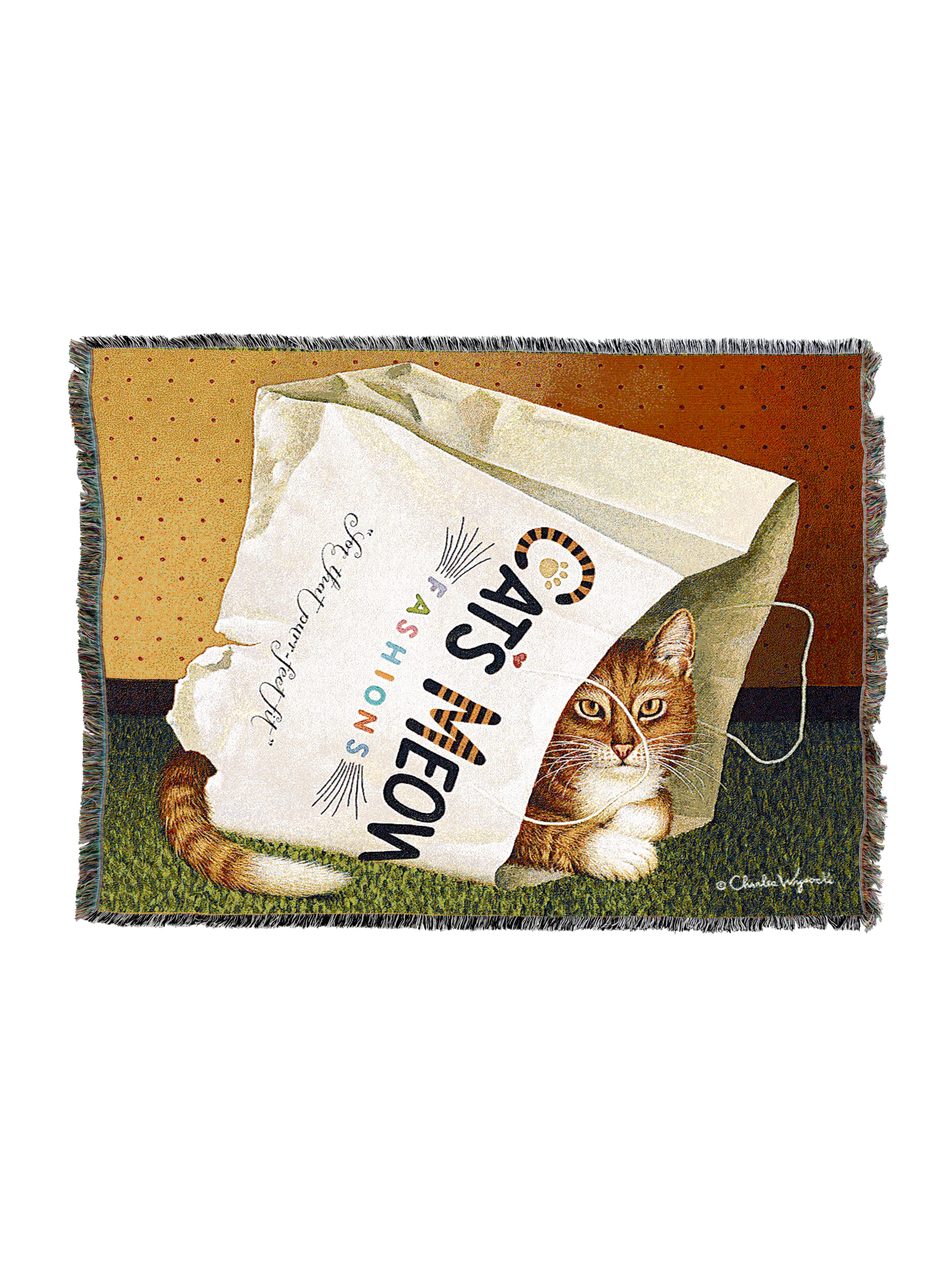 Cats In Bag Blanket