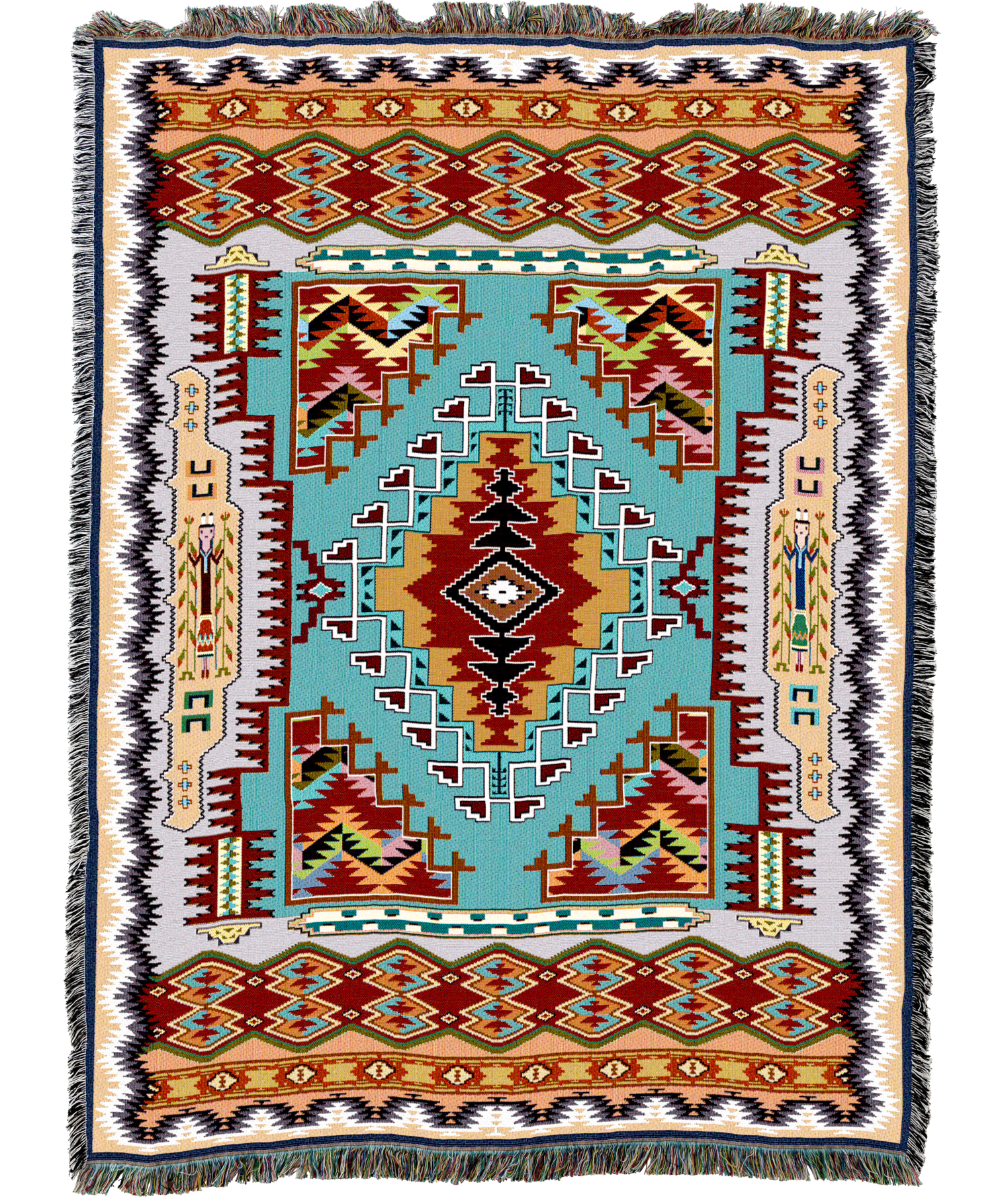 Painted Hills Blanket Turquoise