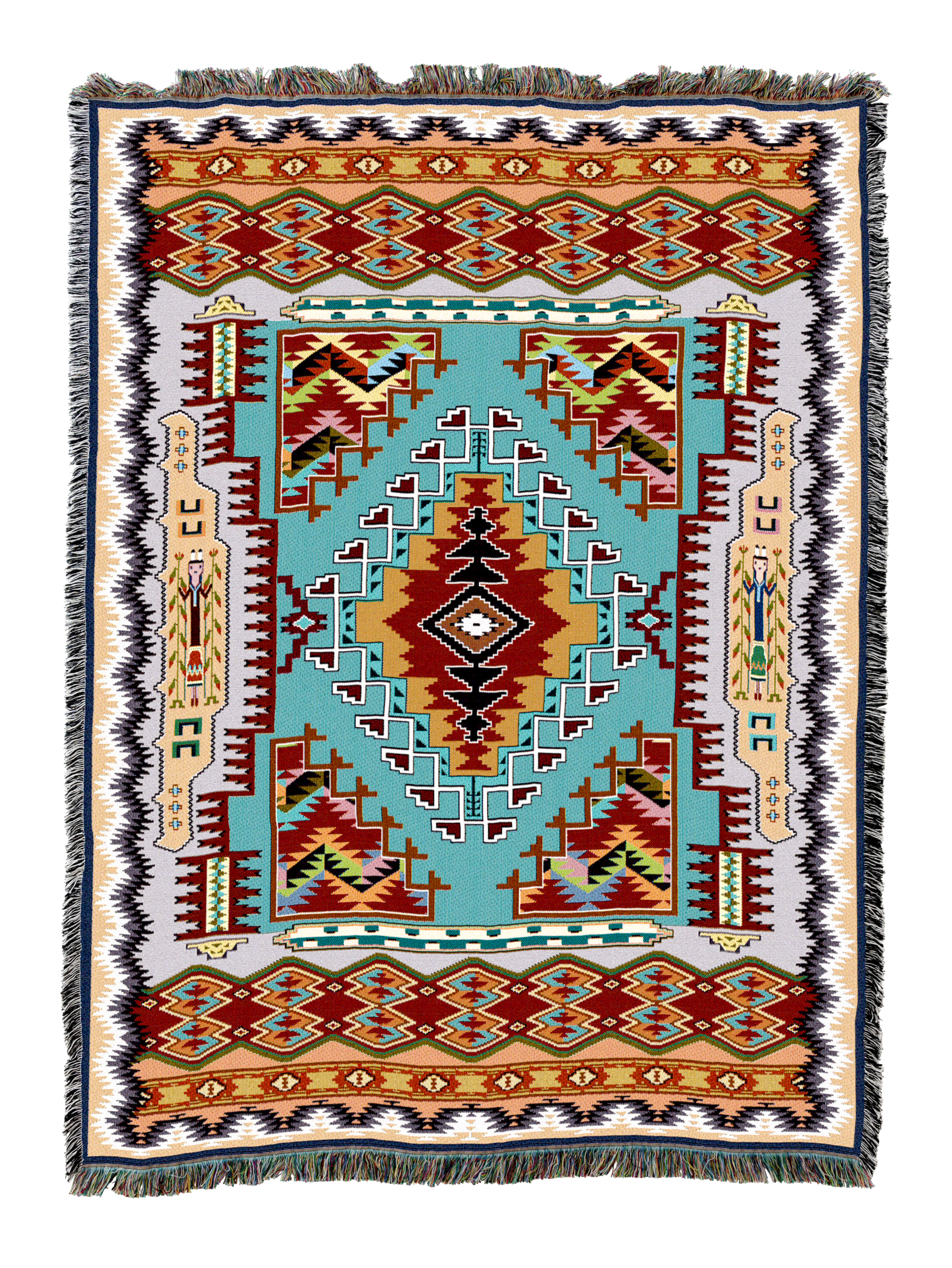 Painted Hills Blanket Turquoise