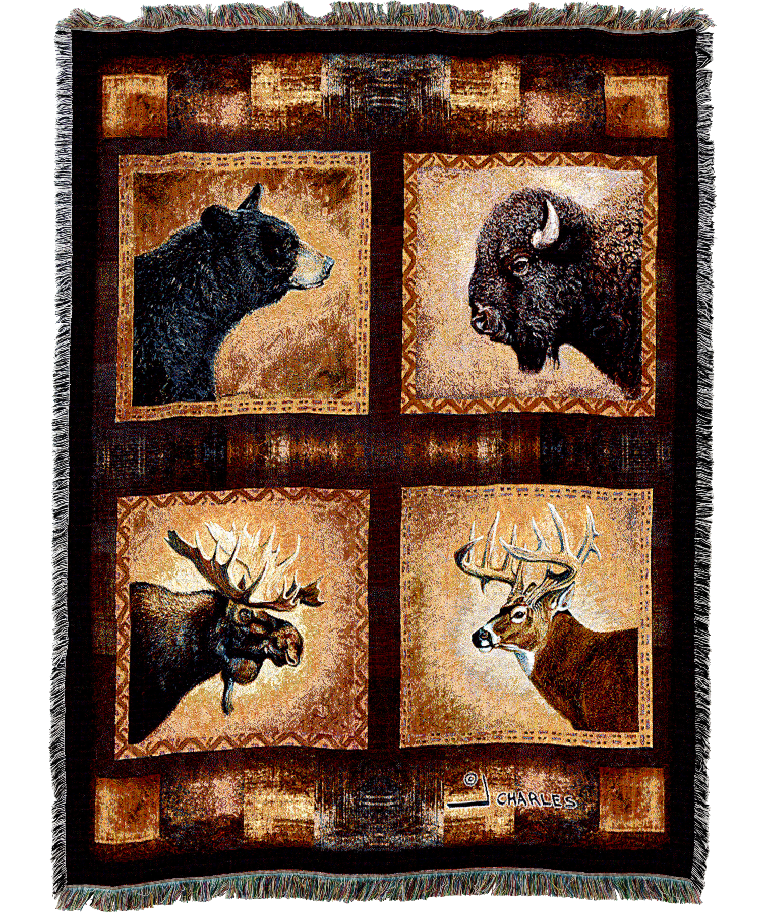 Big Game Heads Blanket