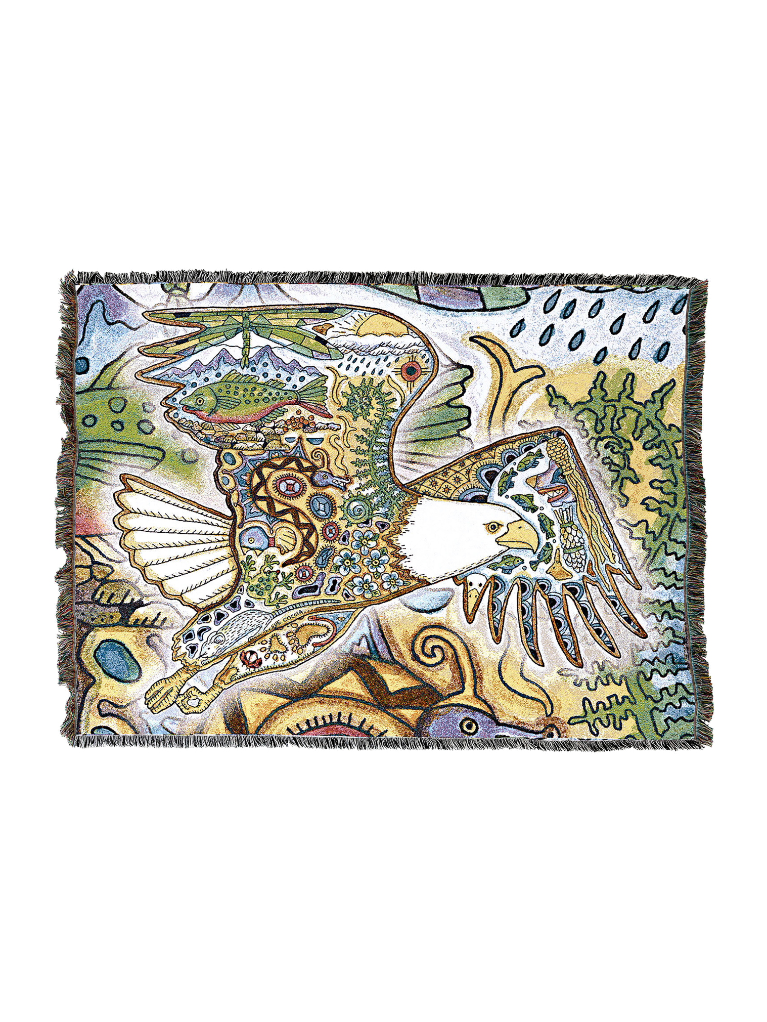 Bald Eagle Coccia Blanket