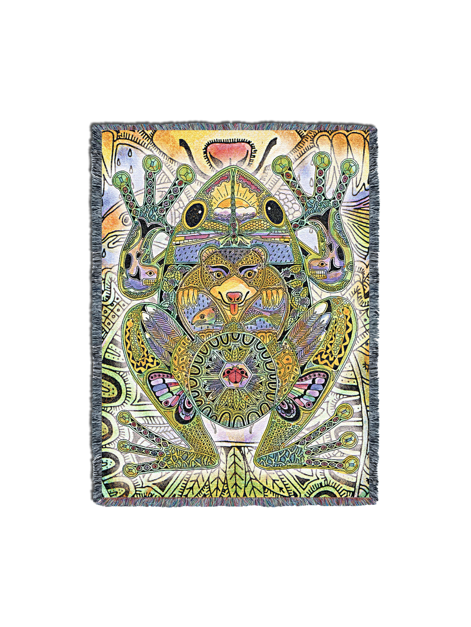 Frog Totem Blanket